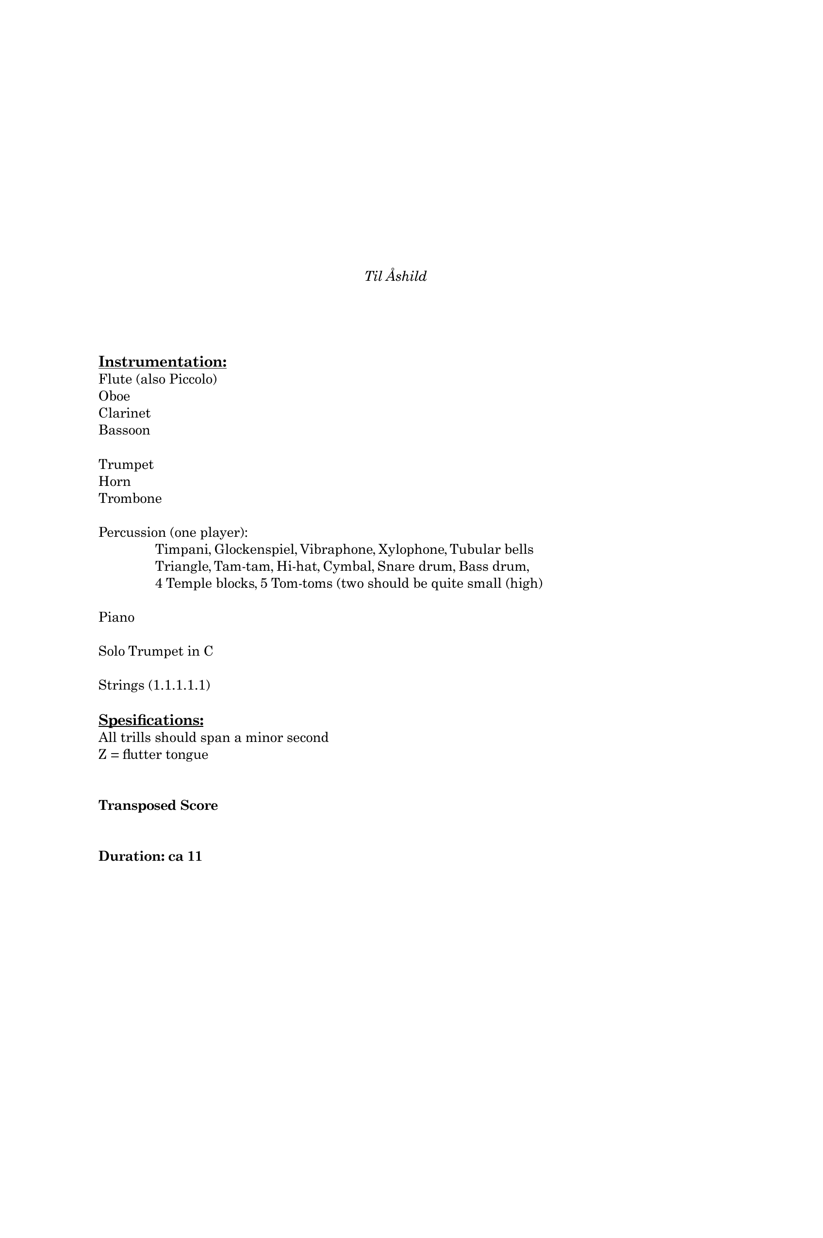 The Fourth Angel - For Trumpet and Sinfonietta - Bilde 2