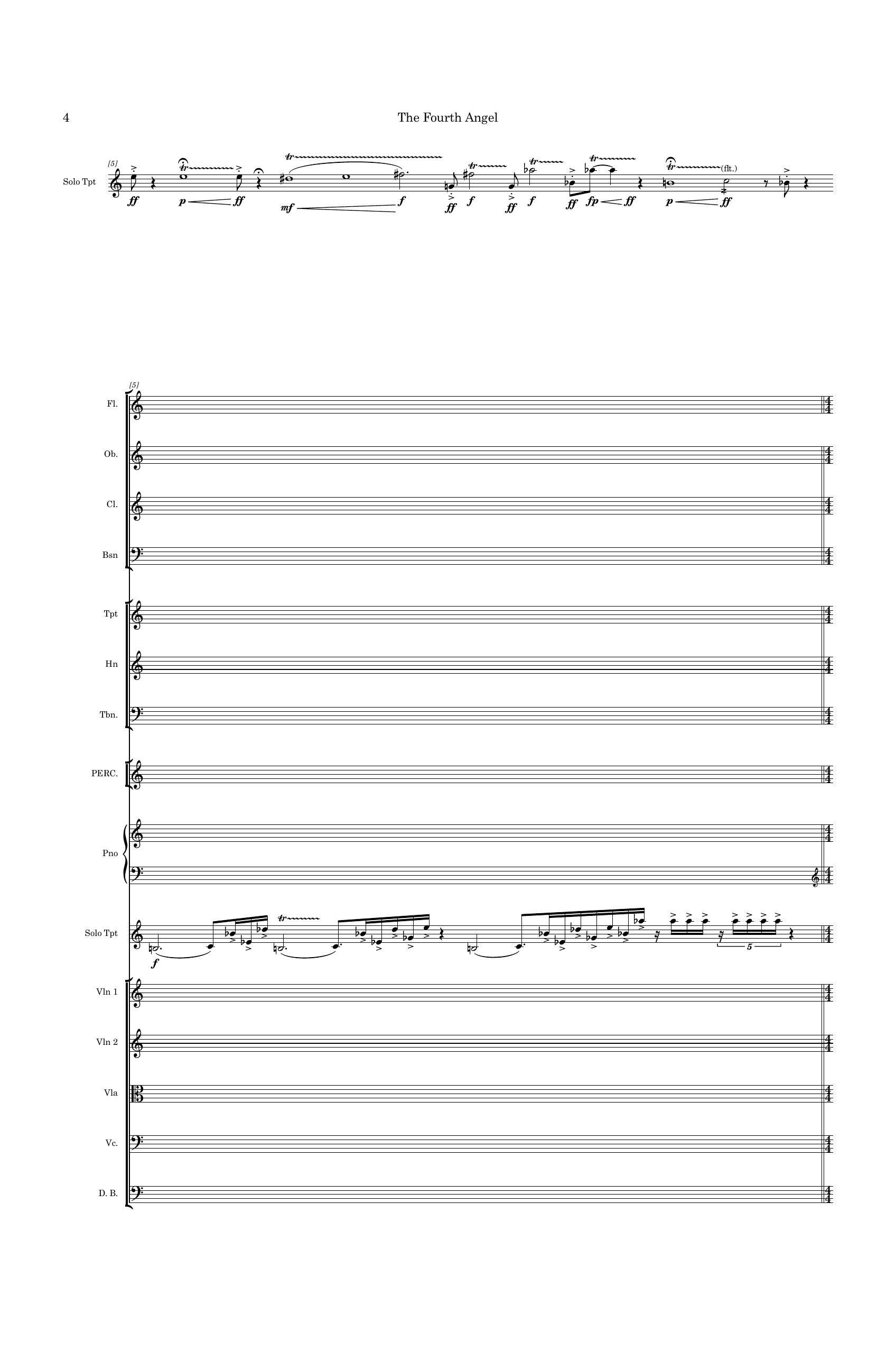 The Fourth Angel - For Trumpet and Sinfonietta - Bilde 4