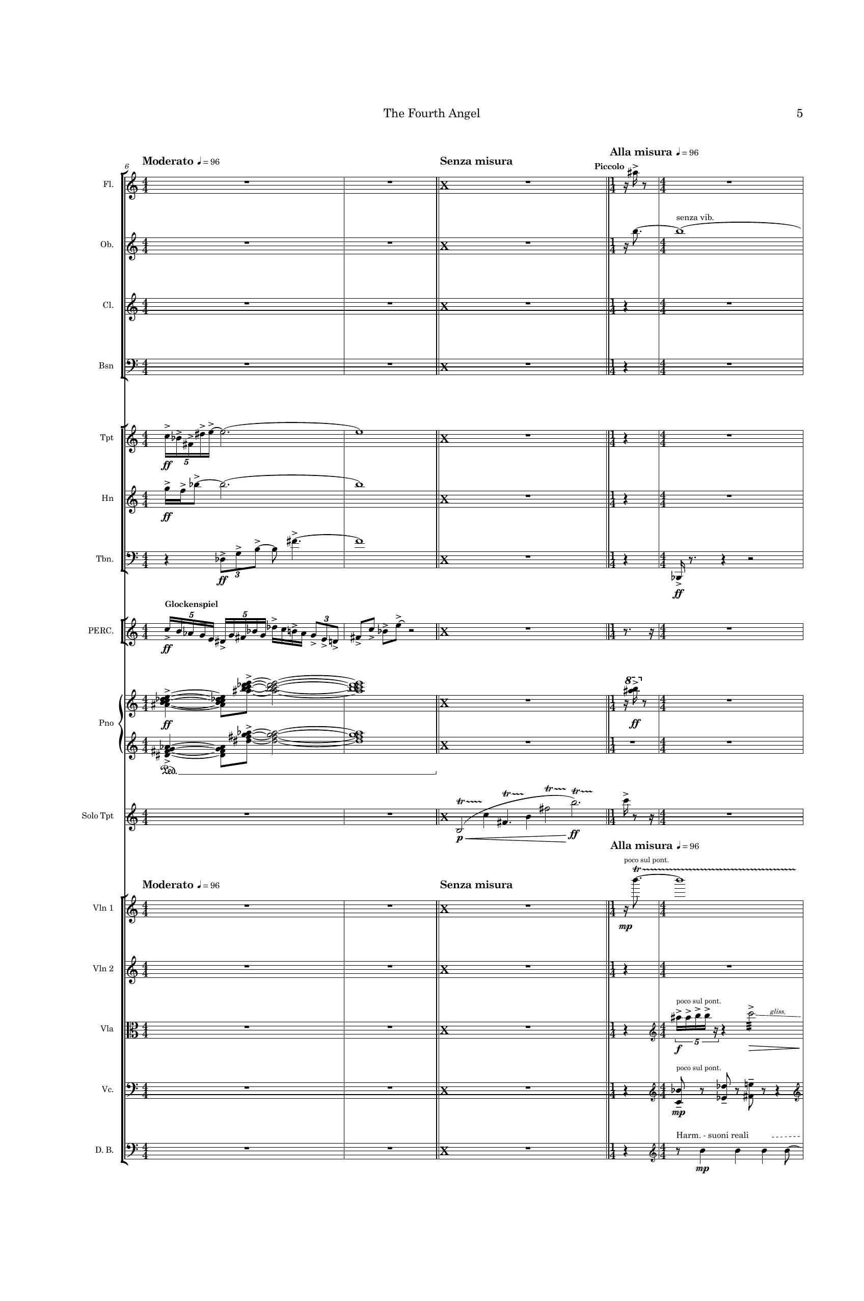 The Fourth Angel - For Trumpet and Sinfonietta - Bilde 5