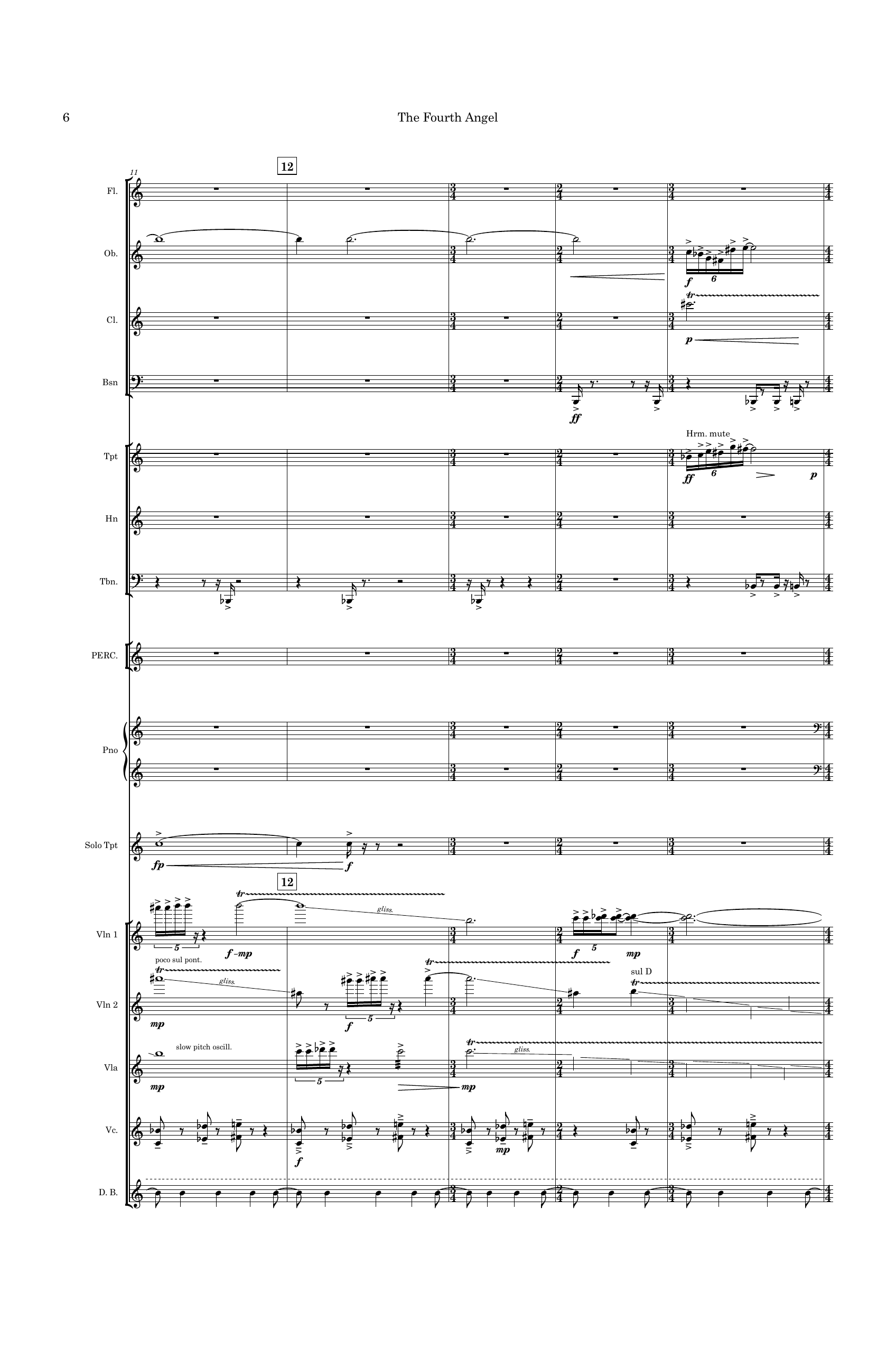 The Fourth Angel - For Trumpet and Sinfonietta - Bilde 6