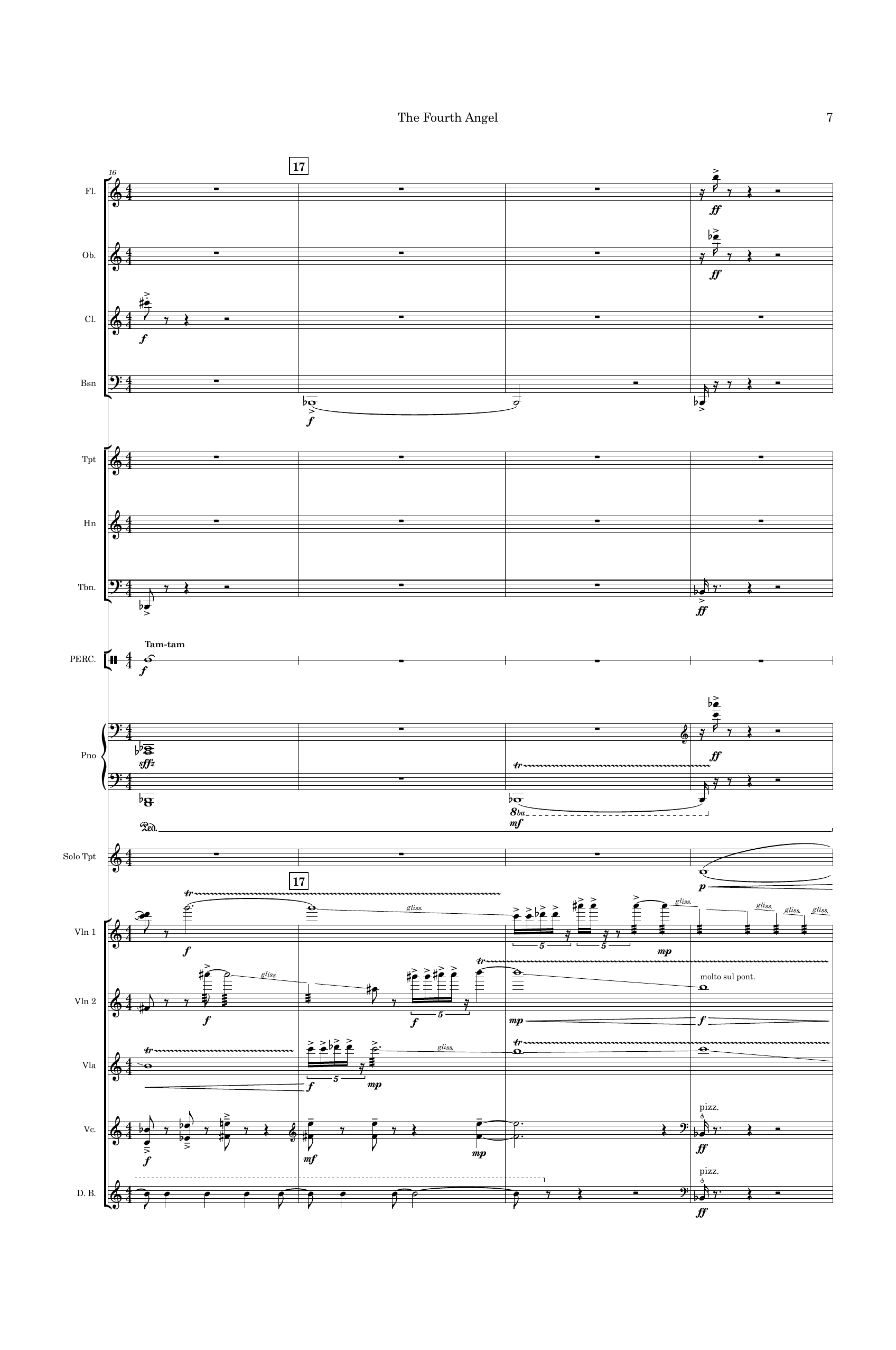 The Fourth Angel - For Trumpet and Sinfonietta - Bilde 7