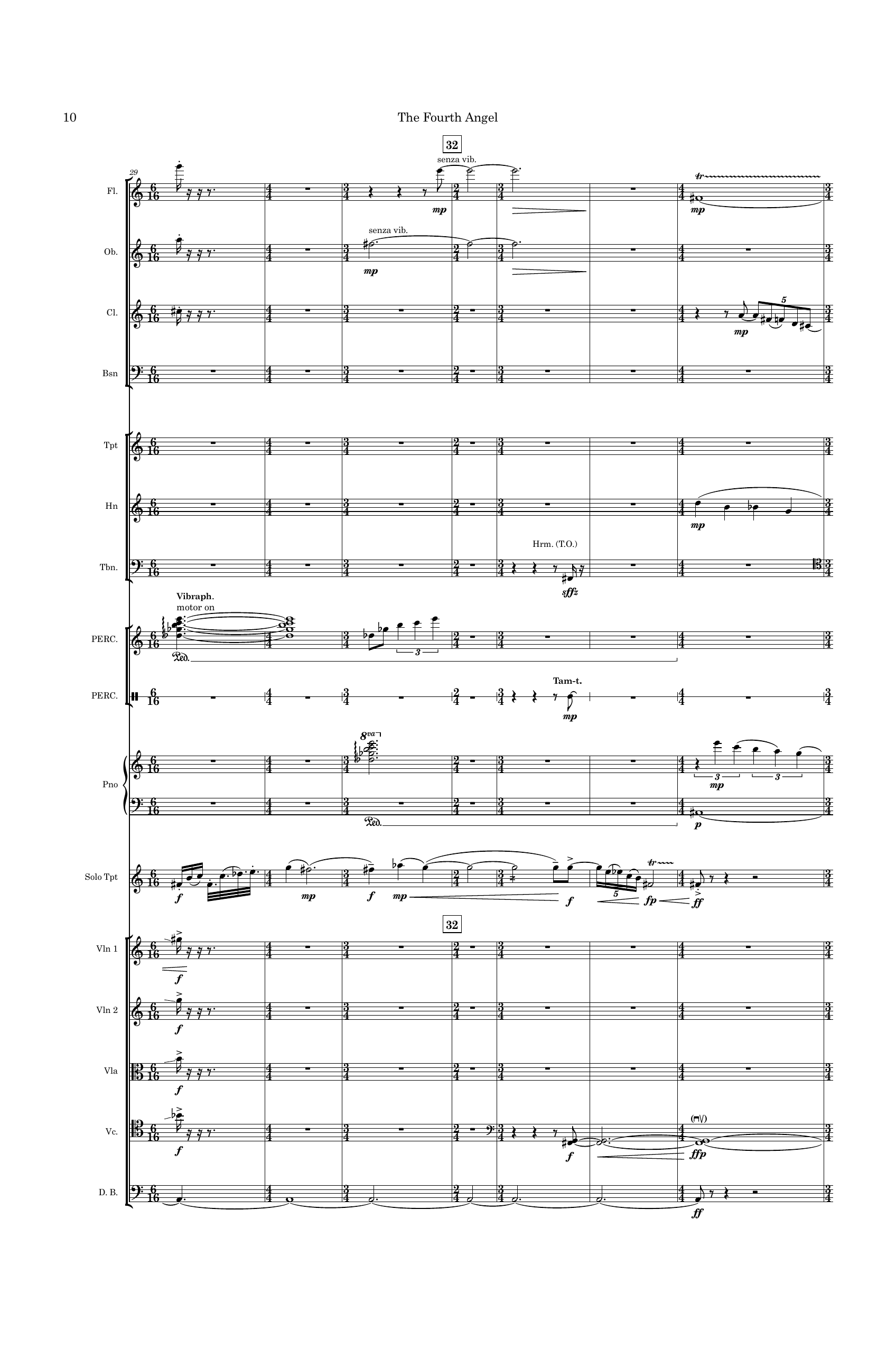 The Fourth Angel - For Trumpet and Sinfonietta - Bilde 10