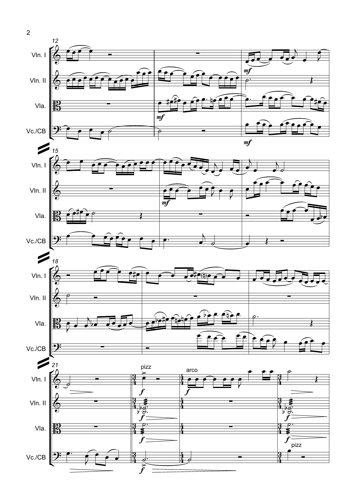 Concertino for Clarinet and Strings - Image 6