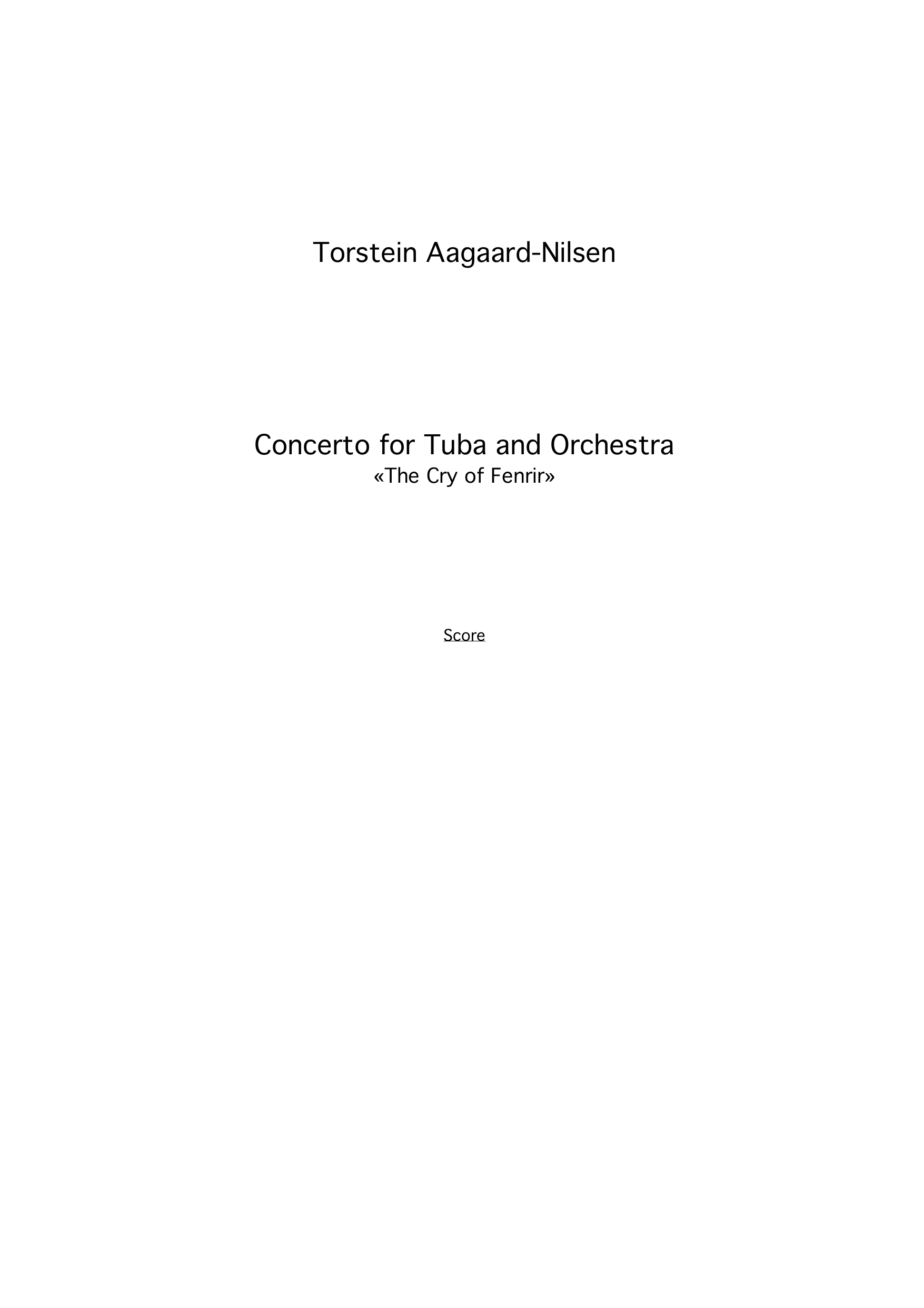 Concerto for Tuba and Orchestra - "The Cry of Fenrir" - Bilde 3