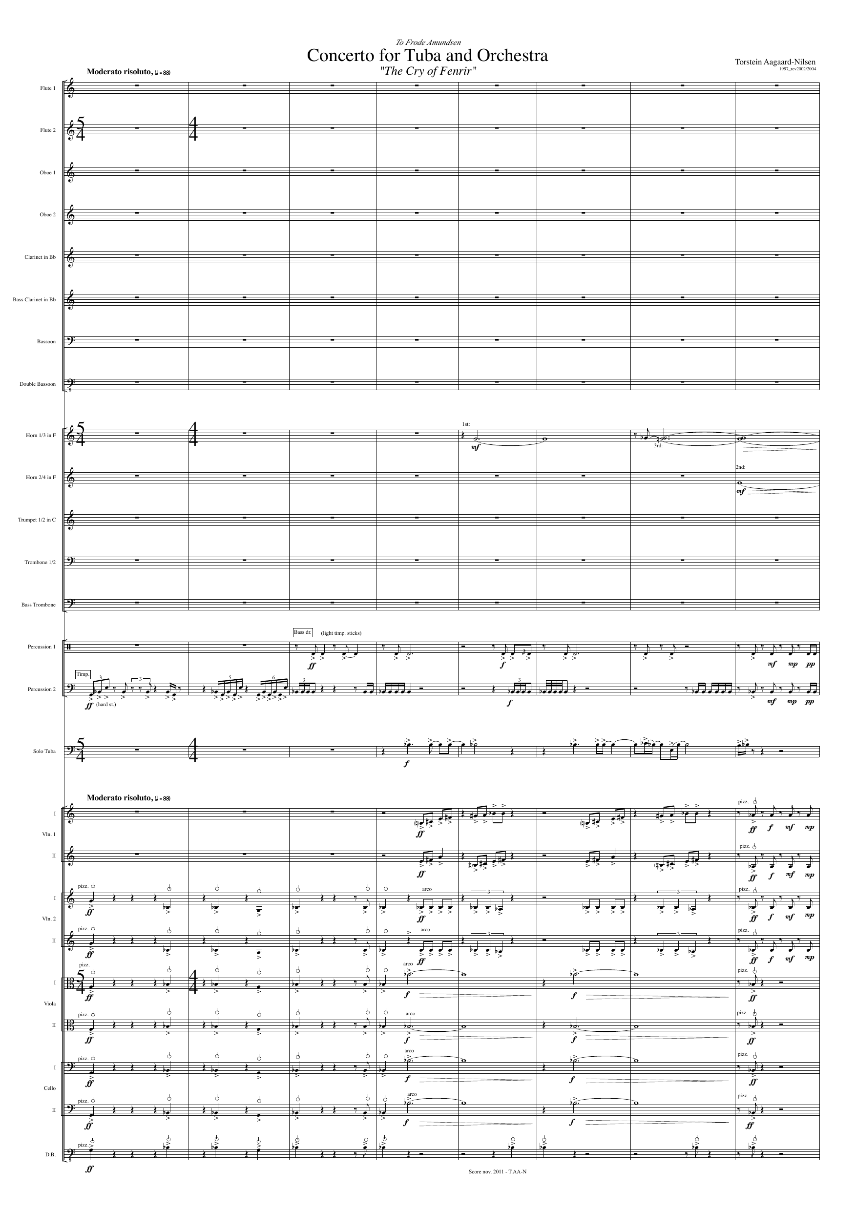 Concerto for Tuba and Orchestra - "The Cry of Fenrir" - Bilde 5