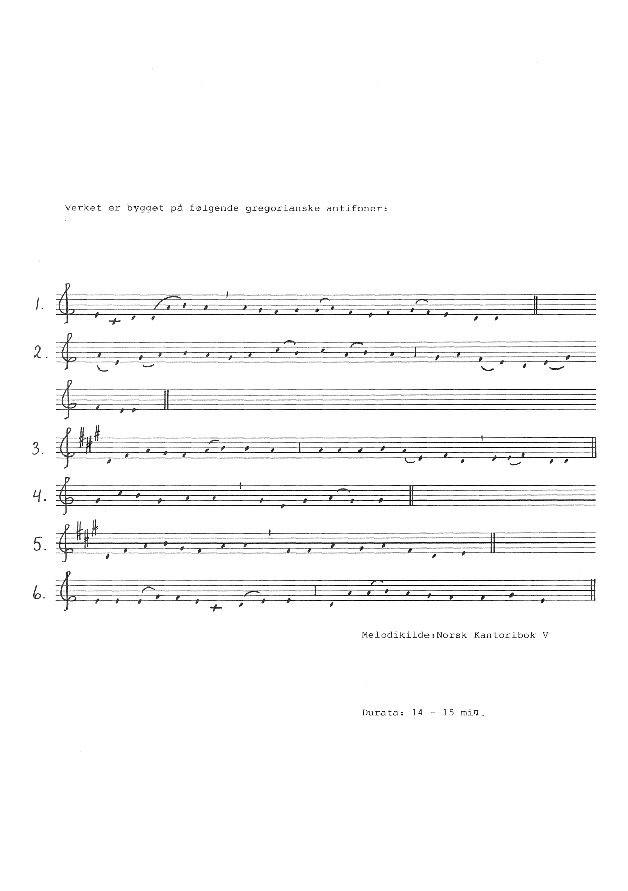 Antiphonae - For fløyte og strykekvartett, op. 119 - Bilde 2
