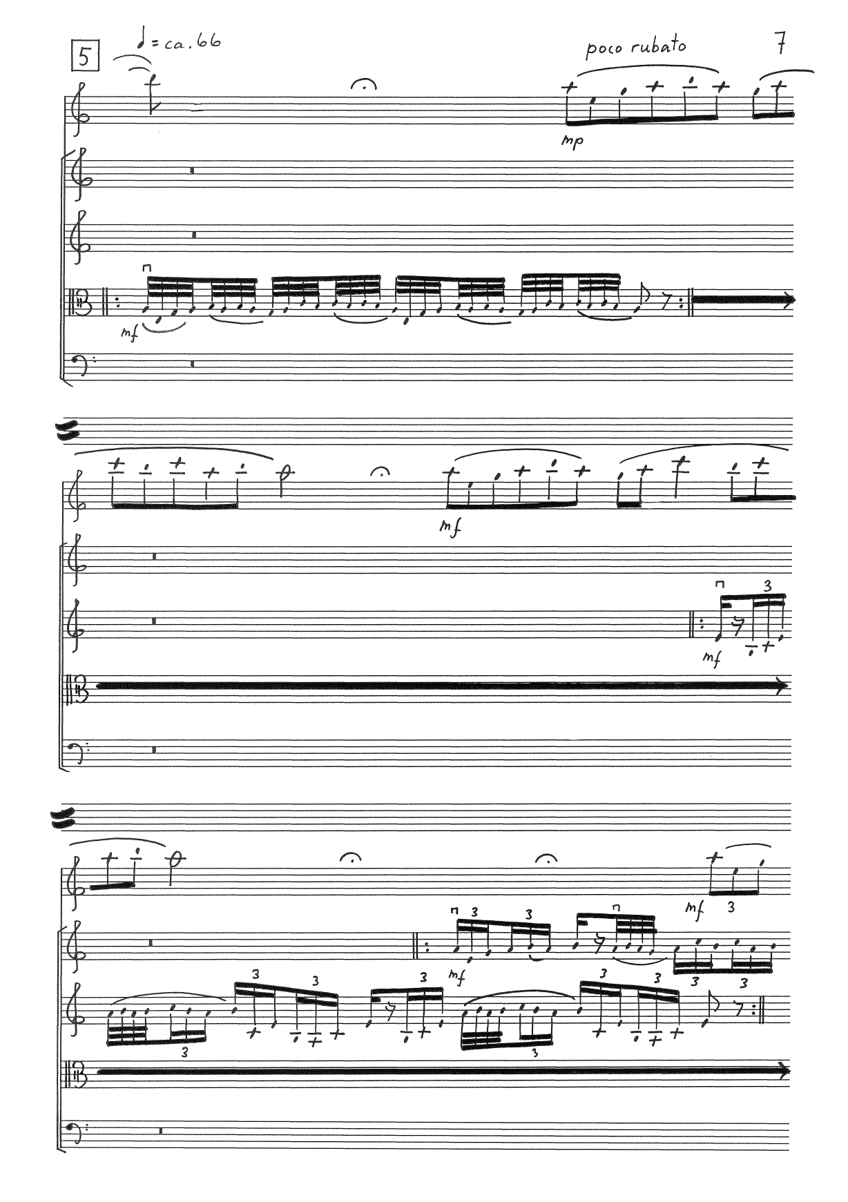 Antiphonae - For fløyte og strykekvartett, op. 119 - Bilde 9