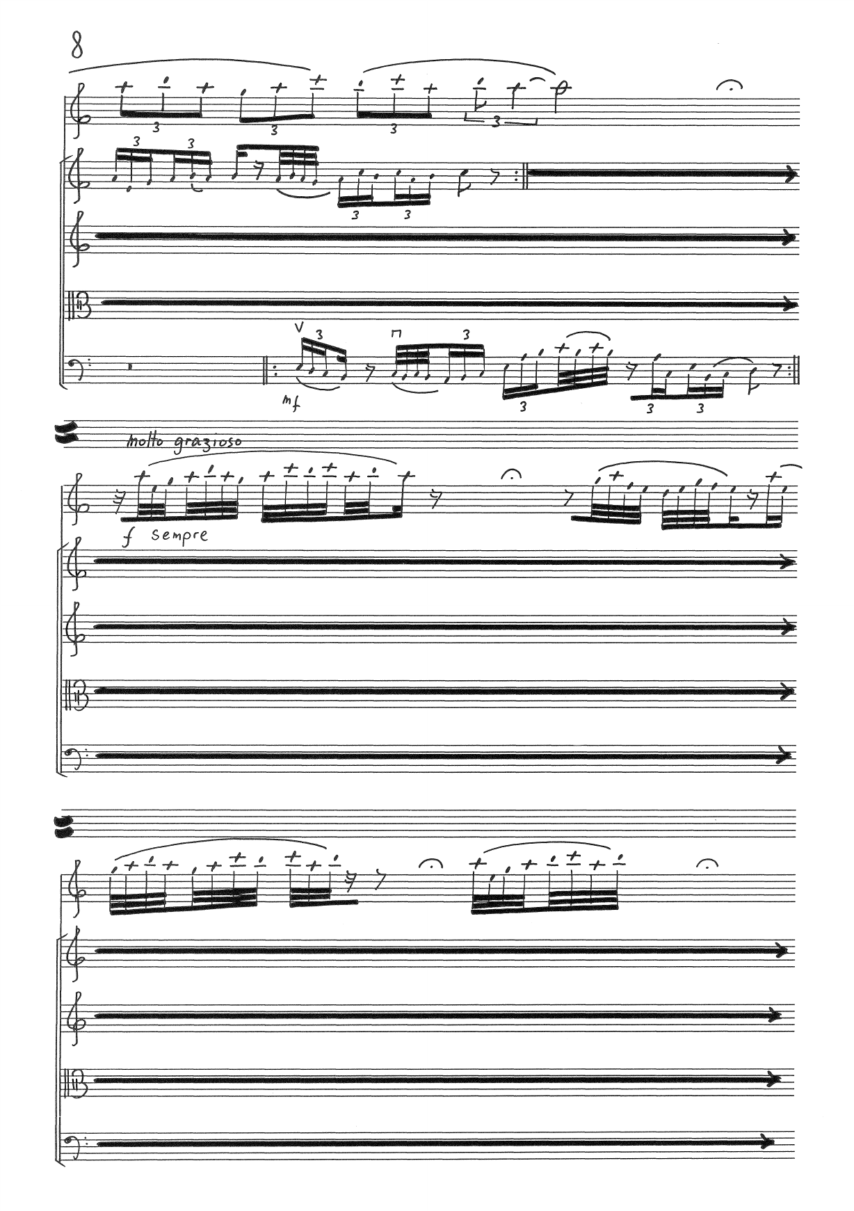 Antiphonae - For fløyte og strykekvartett, op. 119 - Bilde 10