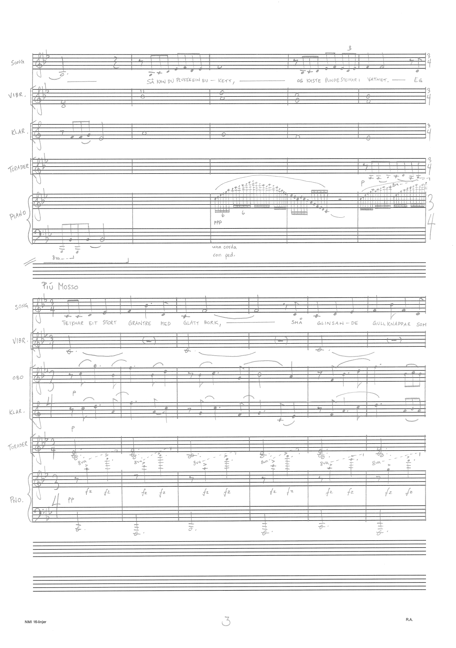 Heilt glad - Heilt trist - Ei musikalsk forteljing for skodespelar og sju musikarar - Bilde 5