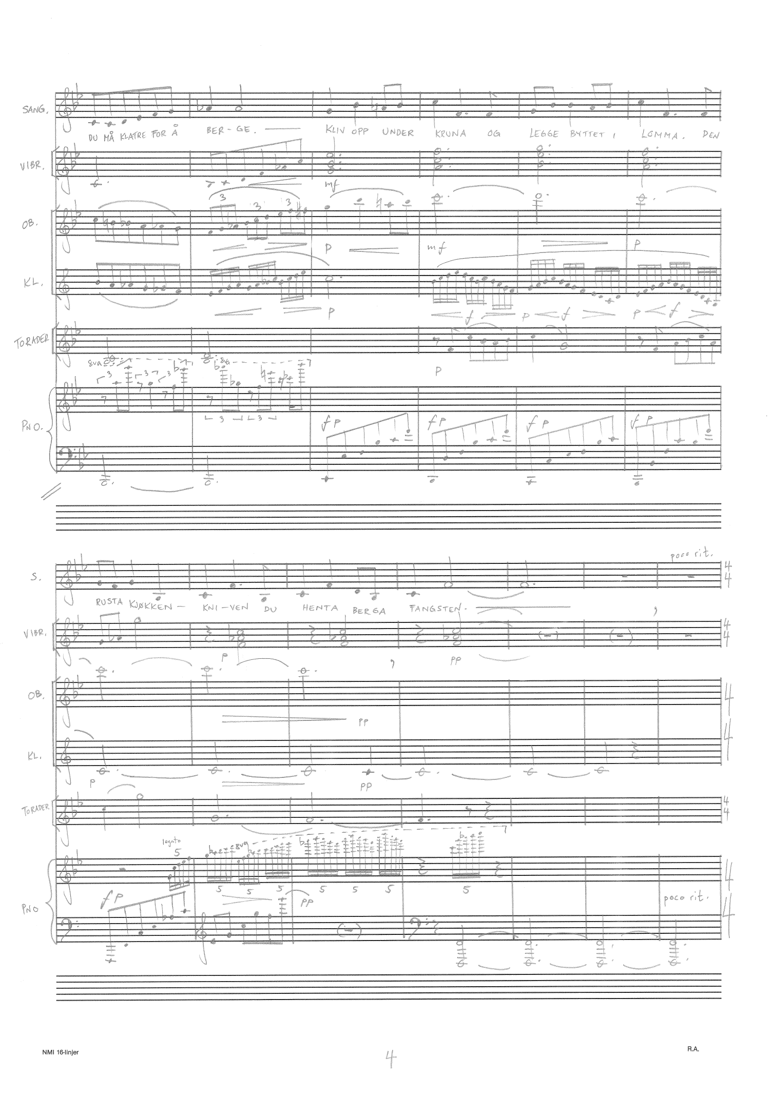 Heilt glad - Heilt trist - Ei musikalsk forteljing for skodespelar og sju musikarar - Bilde 6