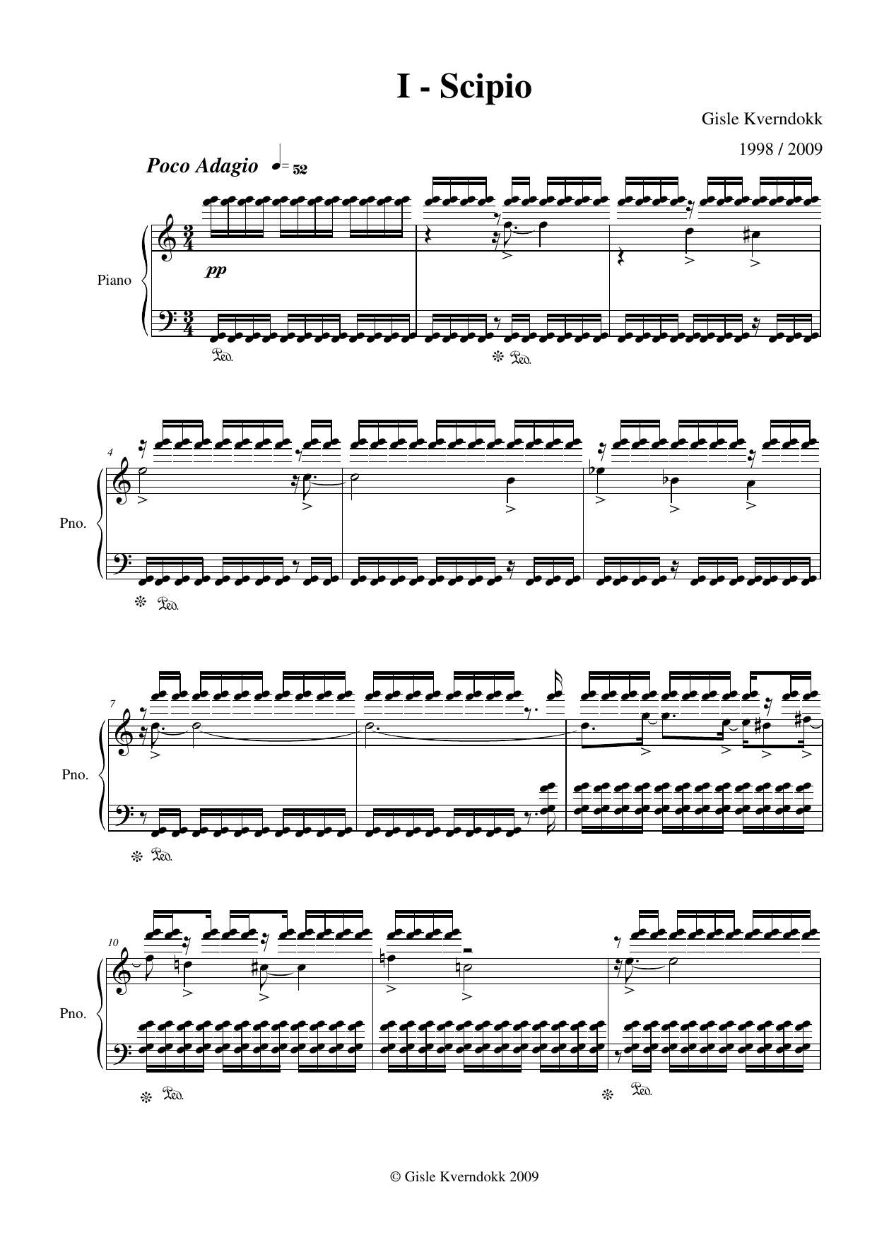 Blomar, mord og måne - Suite for solo klaver inspirert av Albert Camus' "Caligula" - Bilde 3