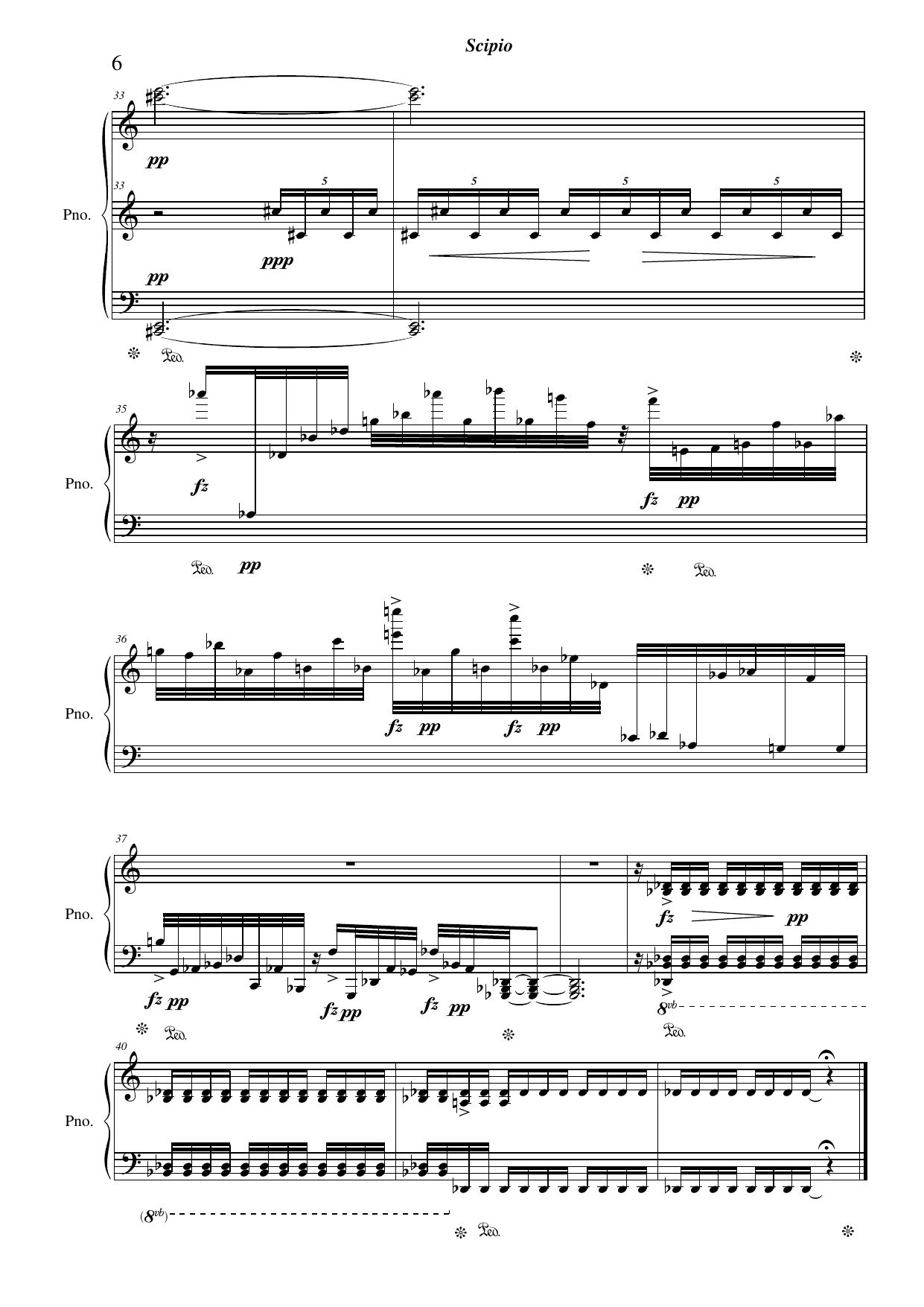 Blomar, mord og måne - Suite for solo klaver inspirert av Albert Camus' "Caligula" - Bilde 6