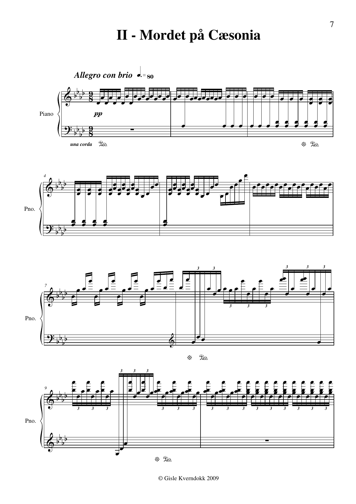 Blomar, mord og måne - Suite for solo klaver inspirert av Albert Camus' "Caligula" - Bilde 7