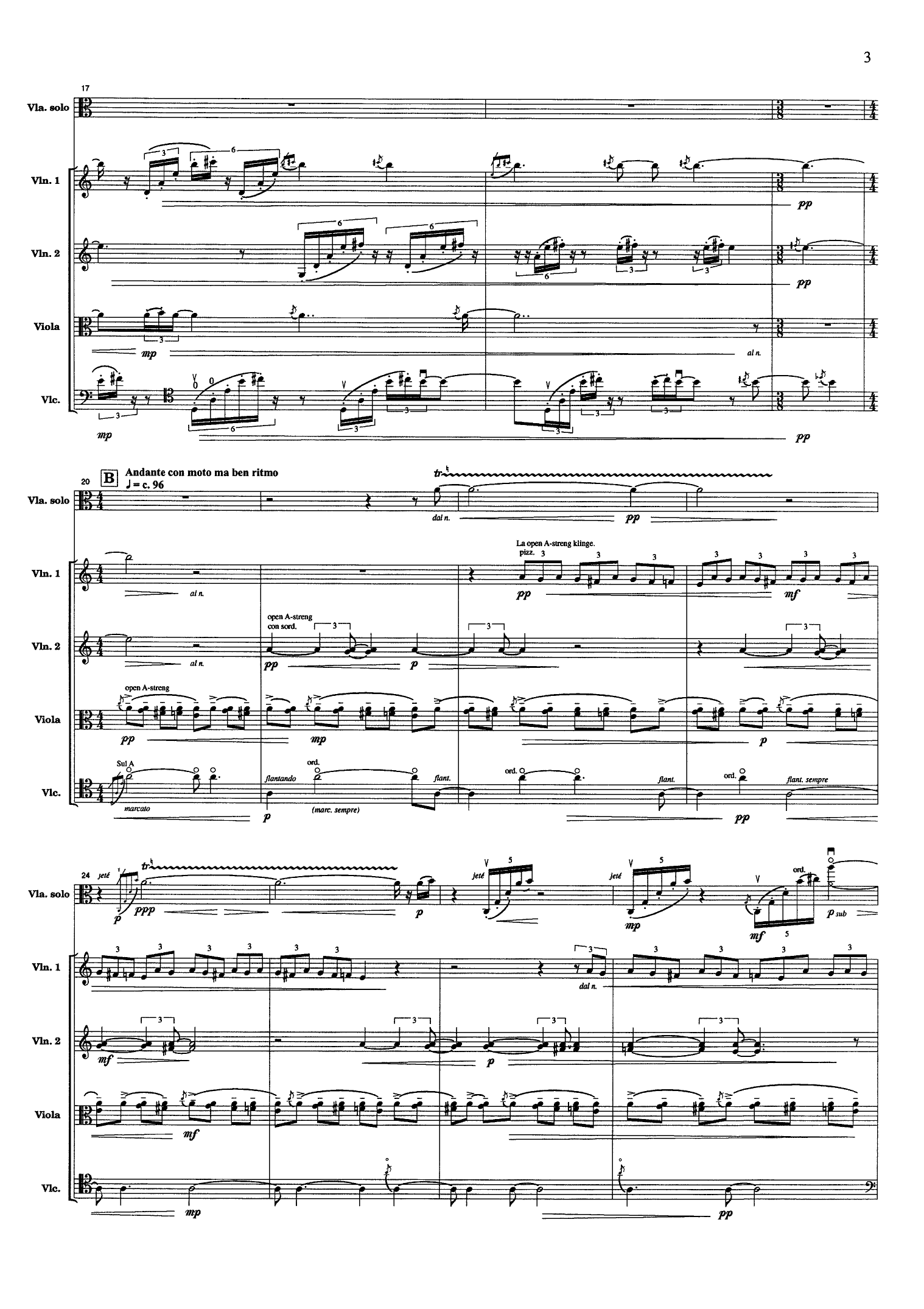 Endelig : Recitation, Solo Viola and String Quartet - Image 5