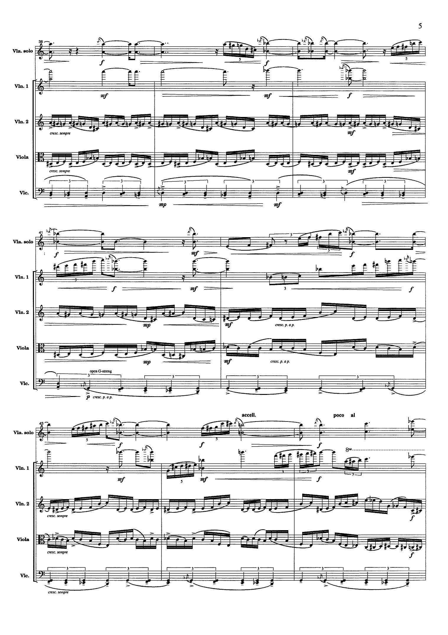 Endelig : Recitation, Solo Viola and String Quartet - Image 7