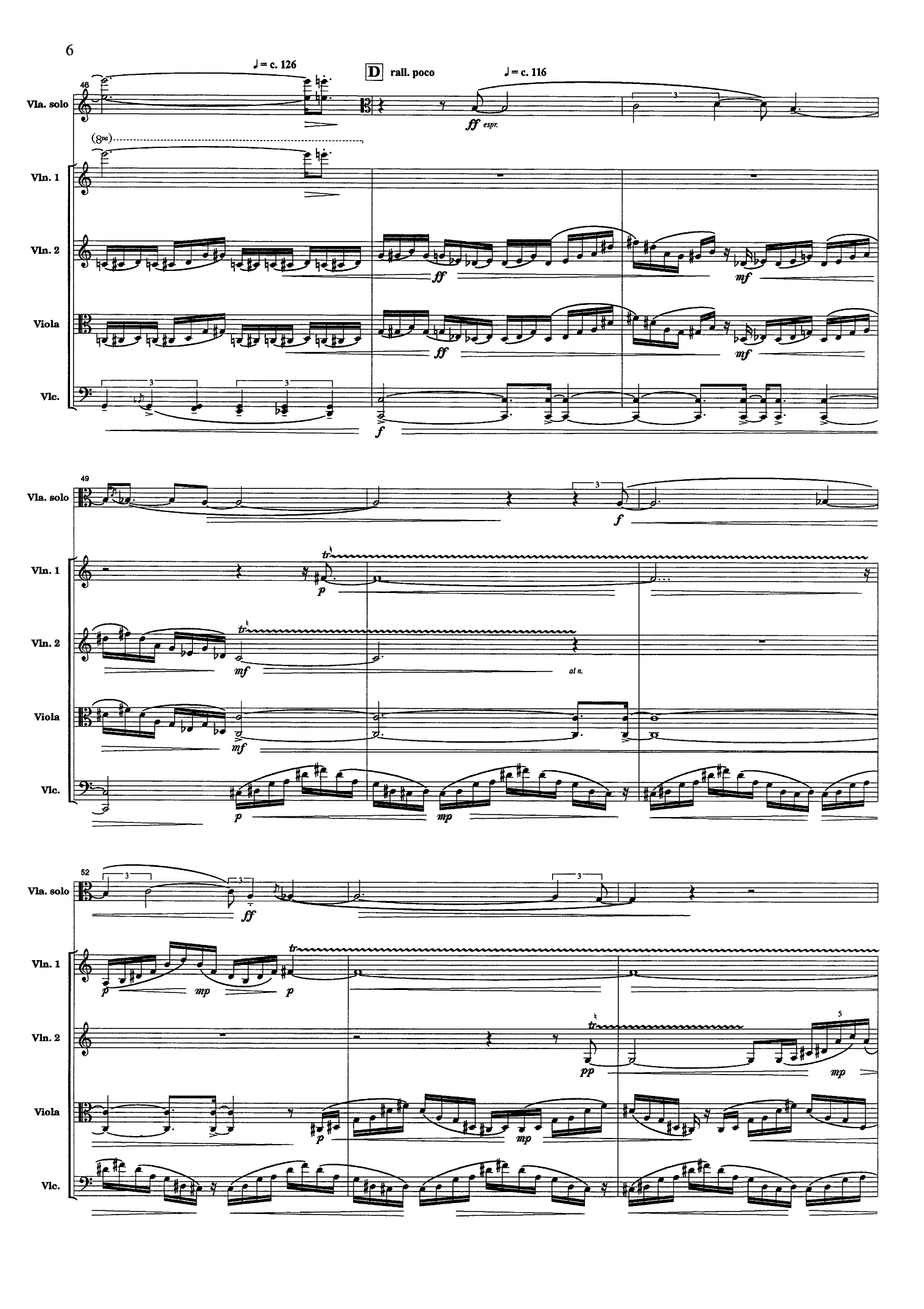 Endelig : Recitation, Solo Viola and String Quartet - Image 8