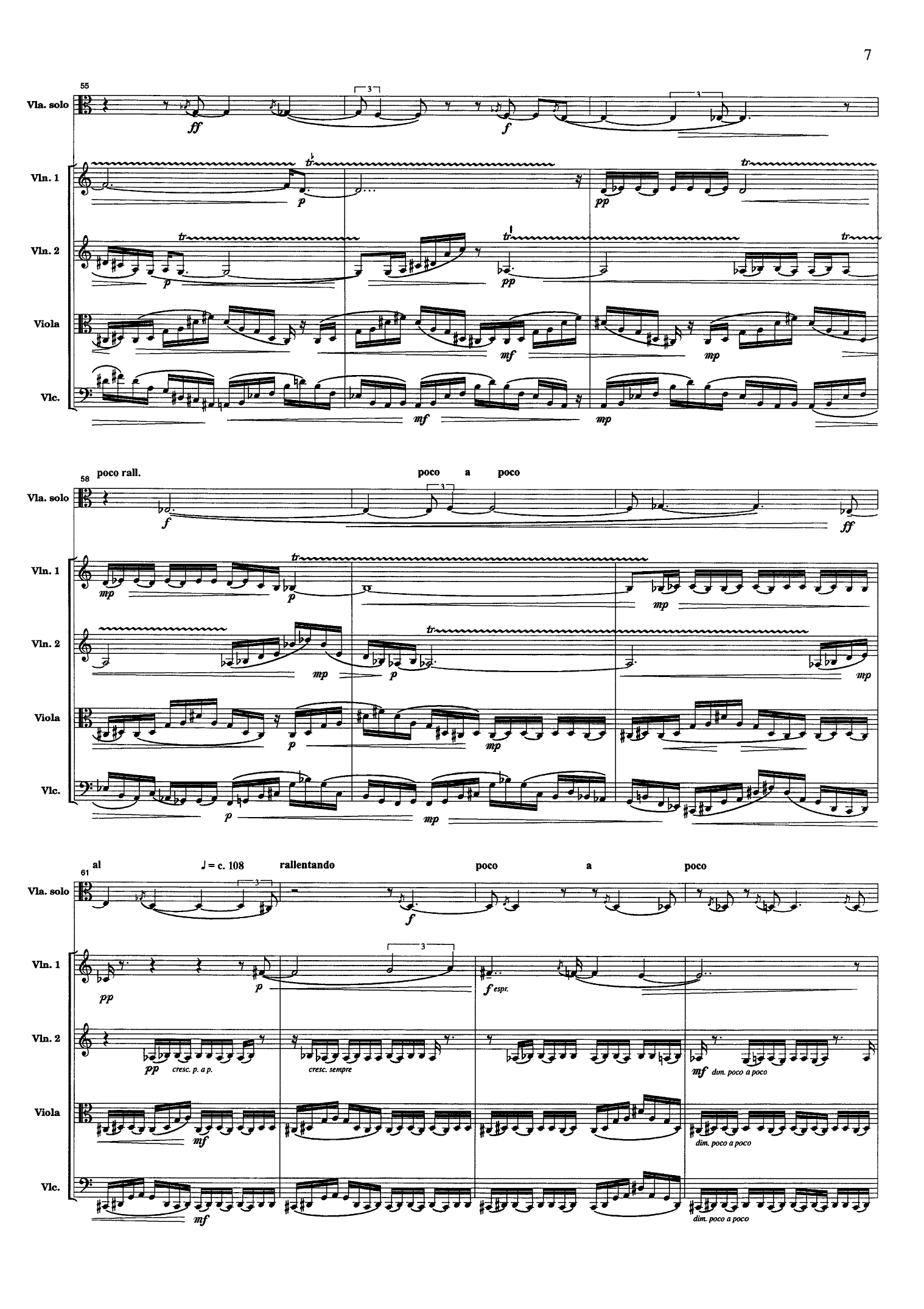 Endelig : Recitation, Solo Viola and String Quartet - Image 9