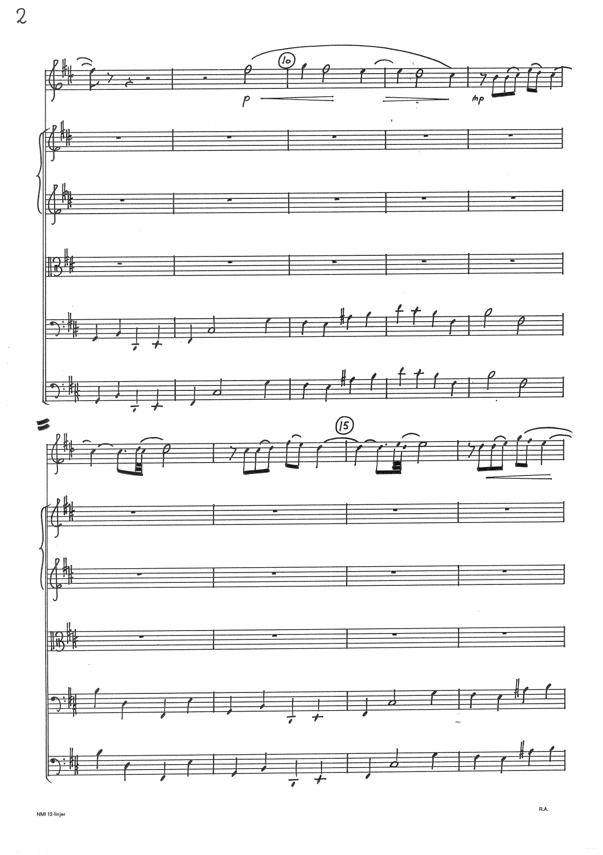 Concerto da camera - Per Oboe e Archi, Op. 123 - Image 4