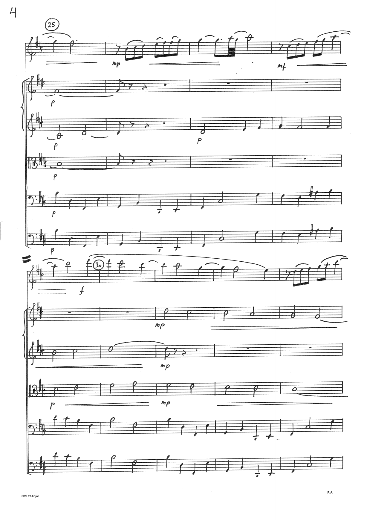 Concerto da camera - Per Oboe e Archi, Op. 123 - Image 6