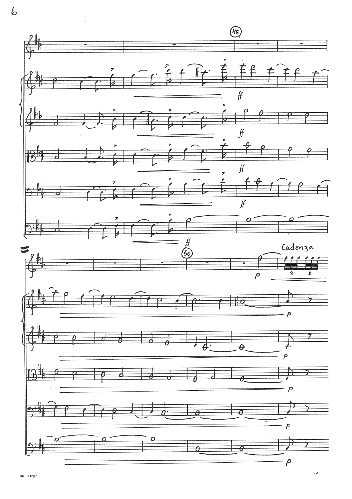 Concerto da camera - Per Oboe e Archi, Op. 123 - Image 8