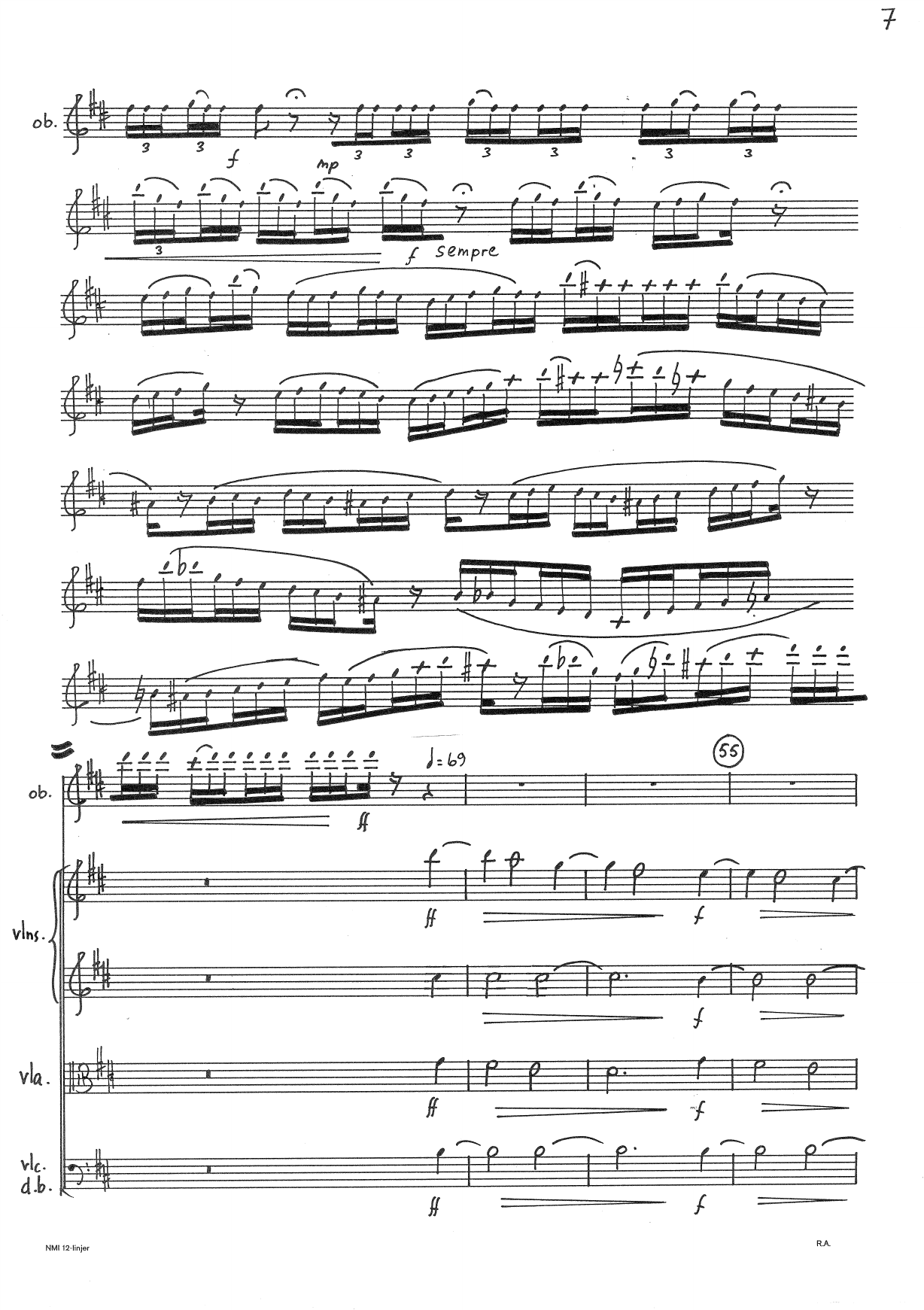 Concerto da camera - Per Oboe e Archi, Op. 123 - Image 9