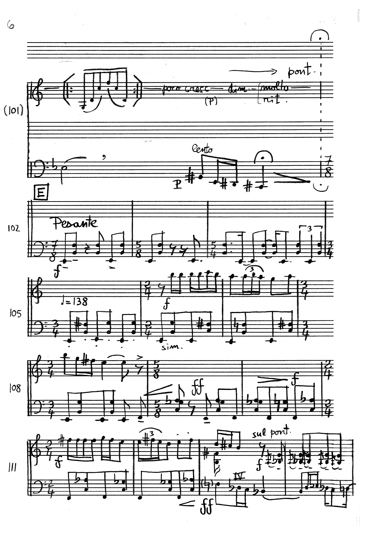 Four Dances - For Violin and Violoncello - Image 8