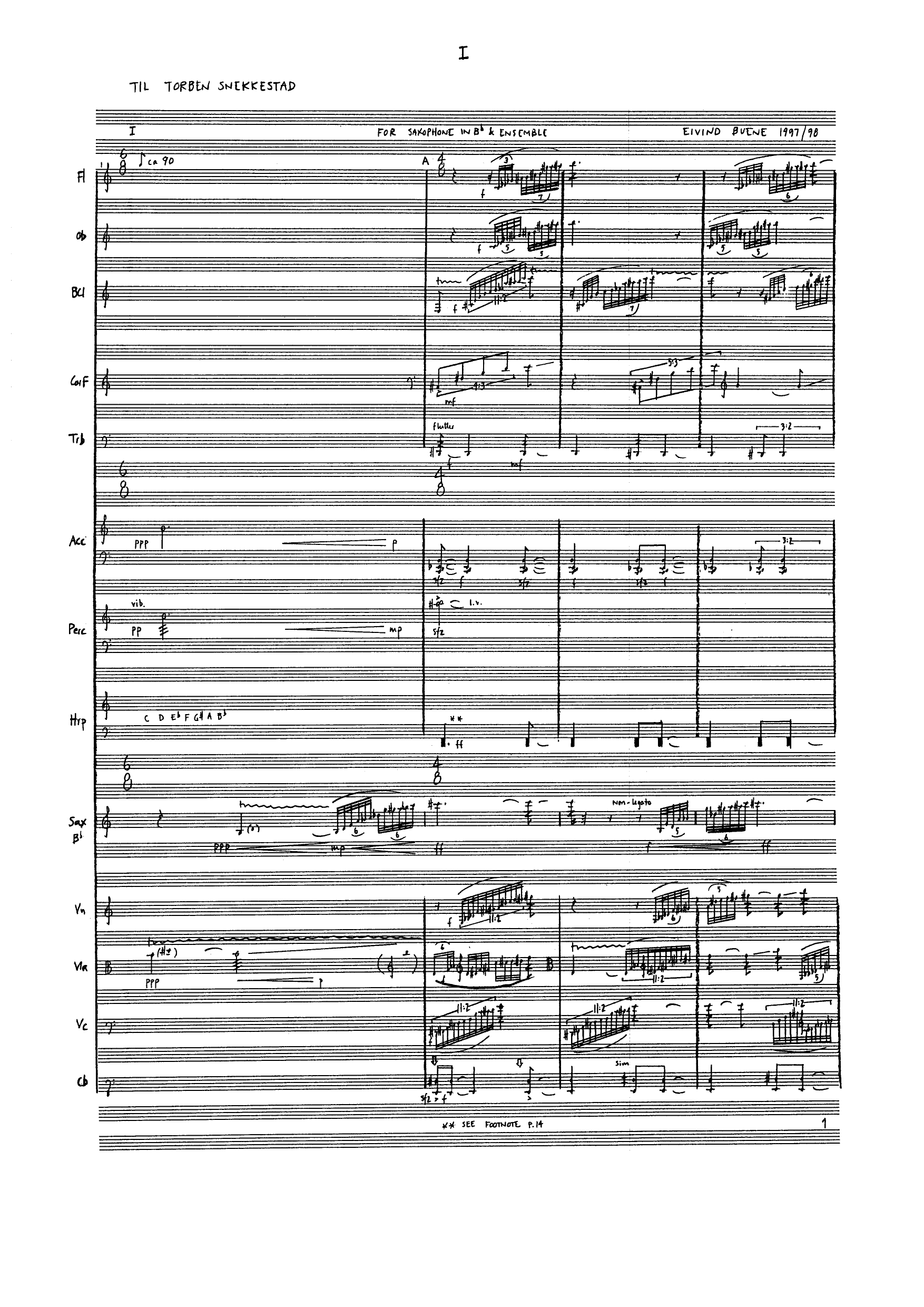 Deaths and Entrances - For soprano saxophone and ensemble - Bilde 5