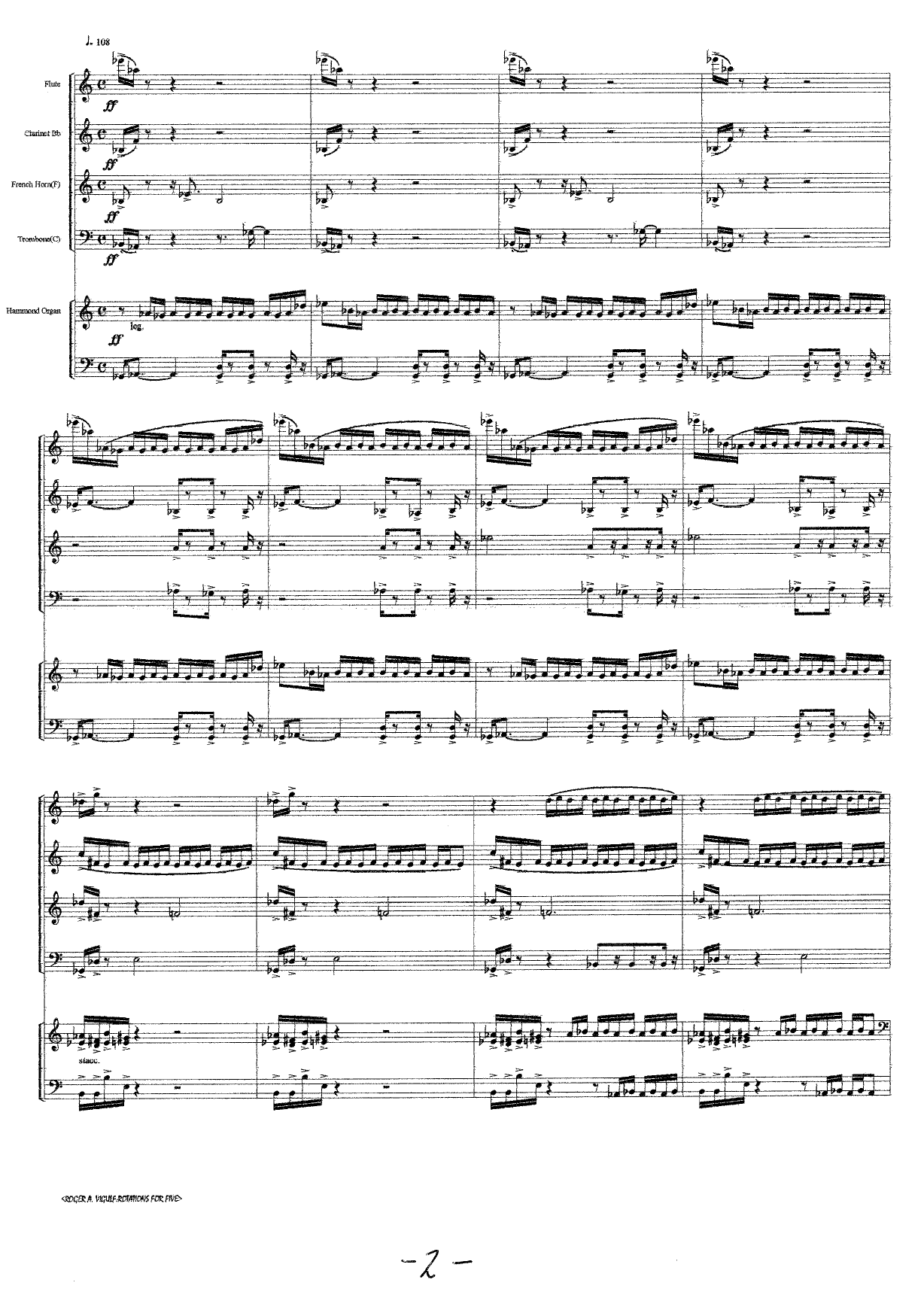 Rotations for Five, Op. 19 - Image 3