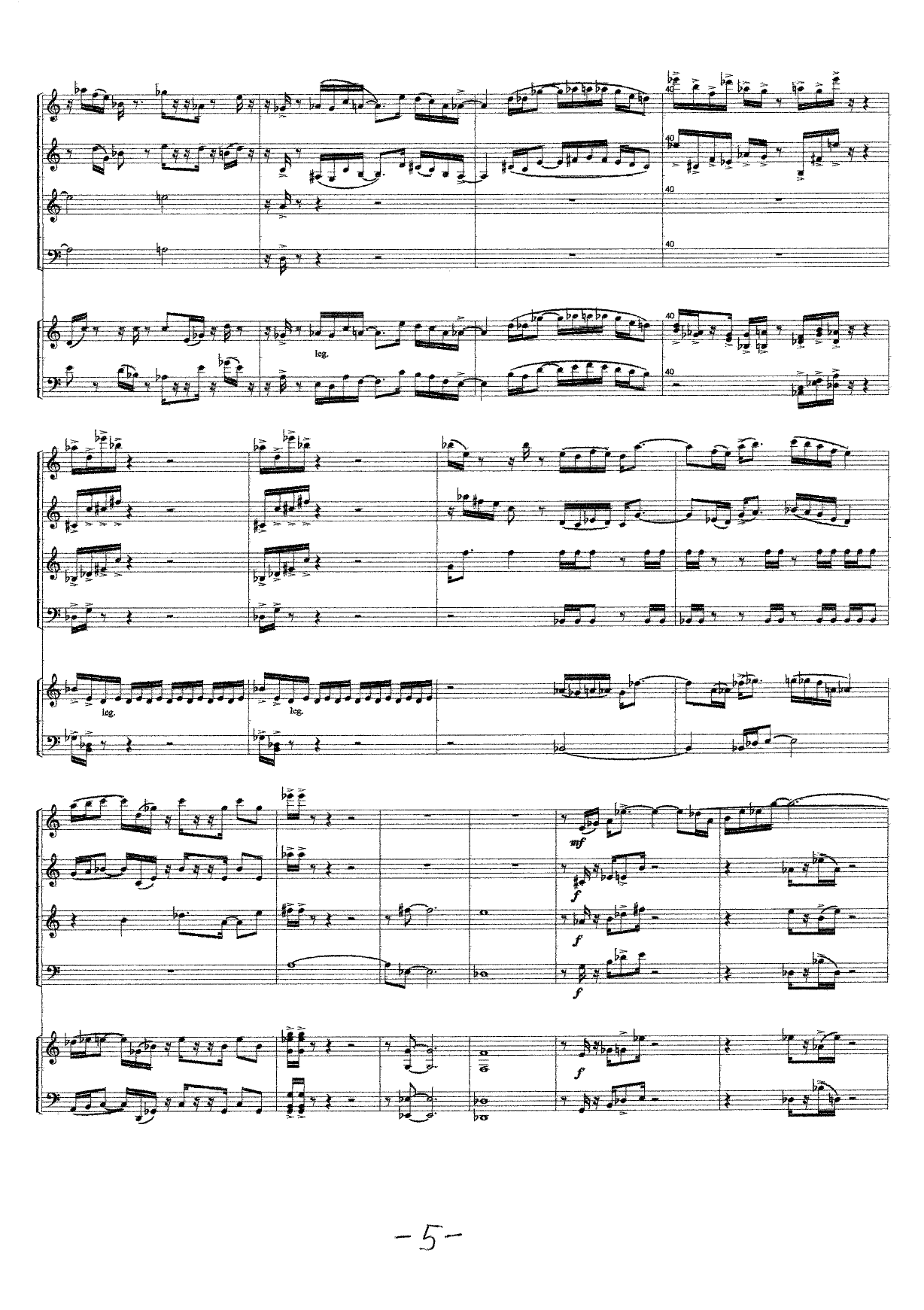 Rotations for Five, Op. 19 - Image 6