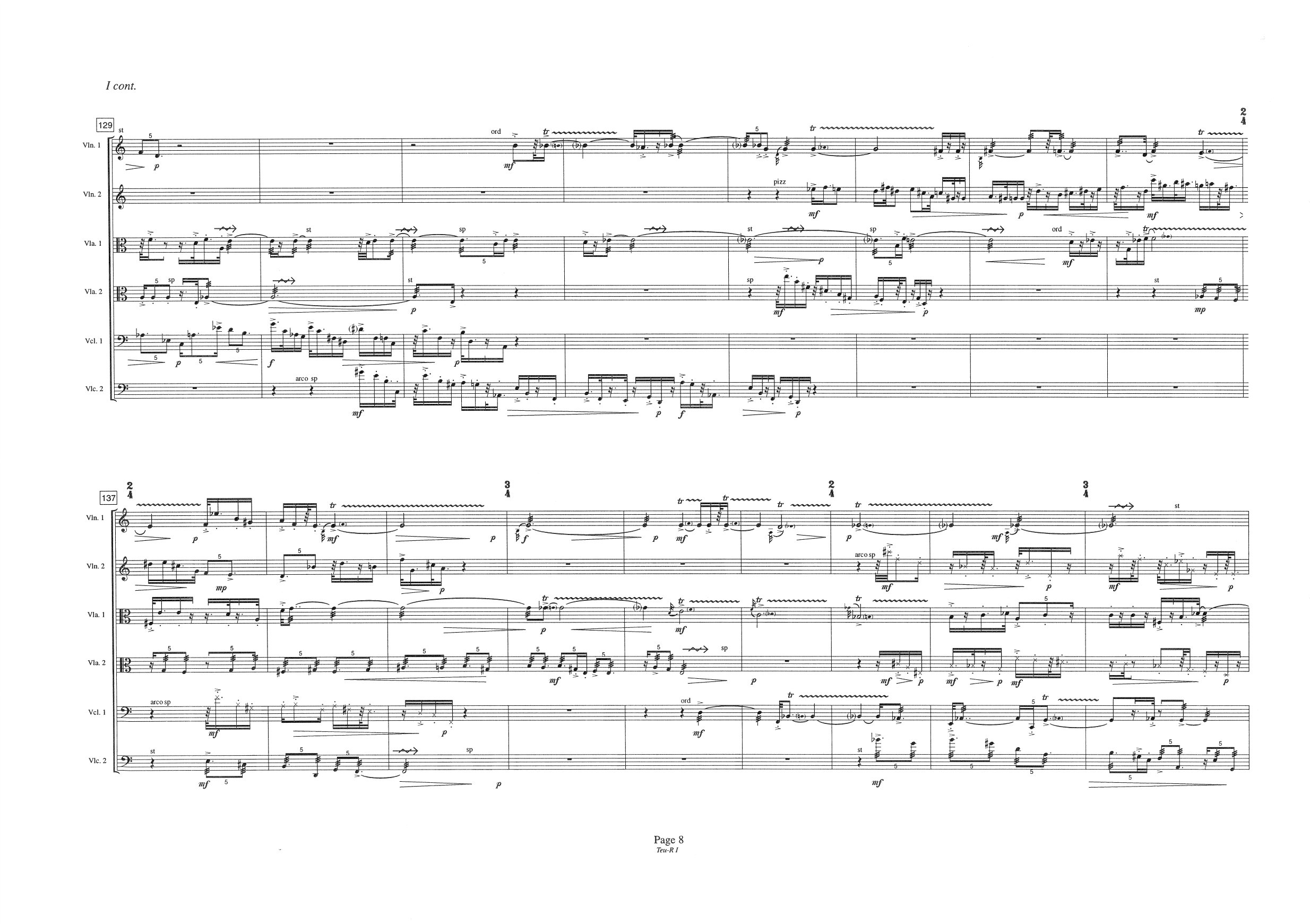 Teu-R - For String Sextett - Image 10