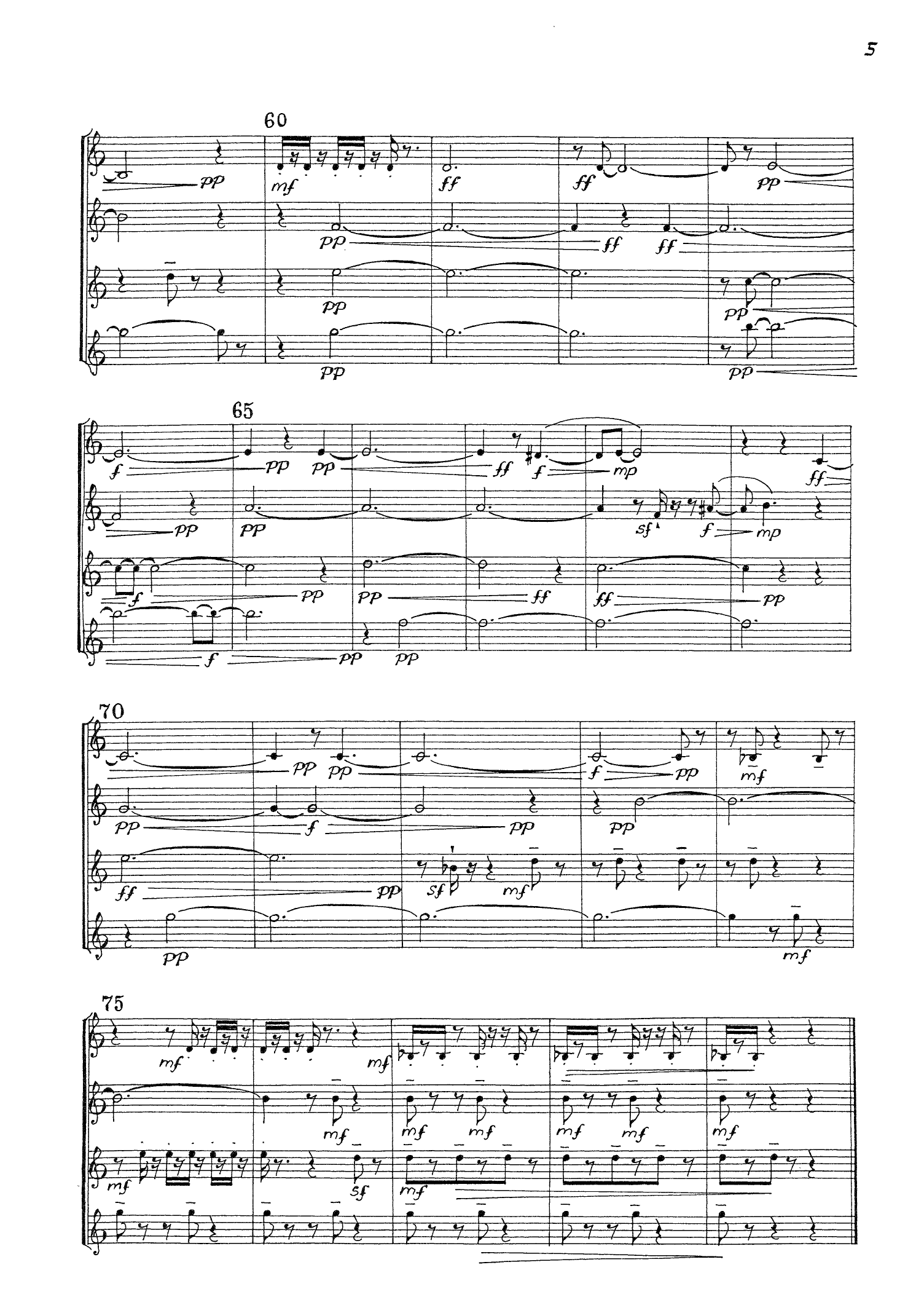 For Four No. Four (4IV#4) - "Saxofonia" for Saxophone Quartet - Bilde 5