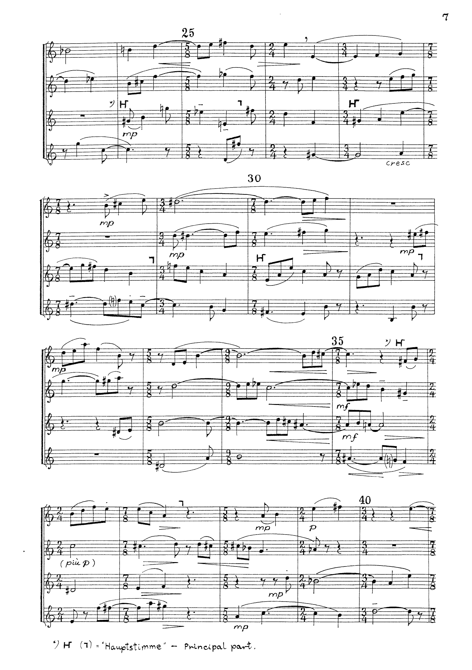 For Four No. Four (4IV#4) - "Saxofonia" for Saxophone Quartet - Bilde 7