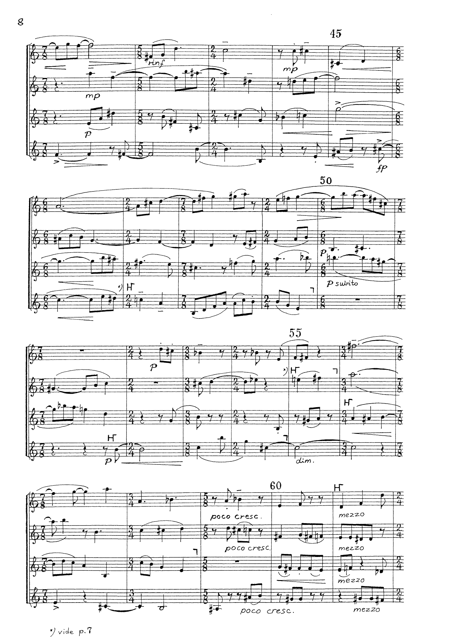 For Four No. Four (4IV#4) - "Saxofonia" for Saxophone Quartet - Bilde 8