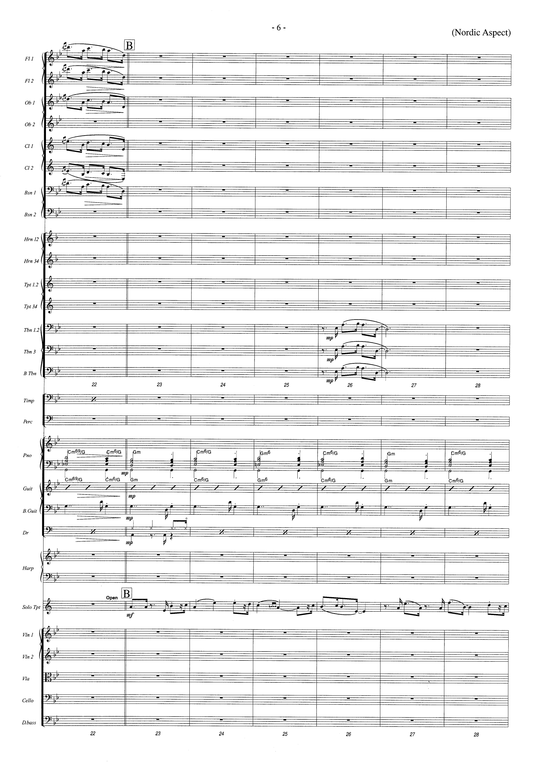 Nordic Aspect - For Trumpet and Orchestra - Image 6