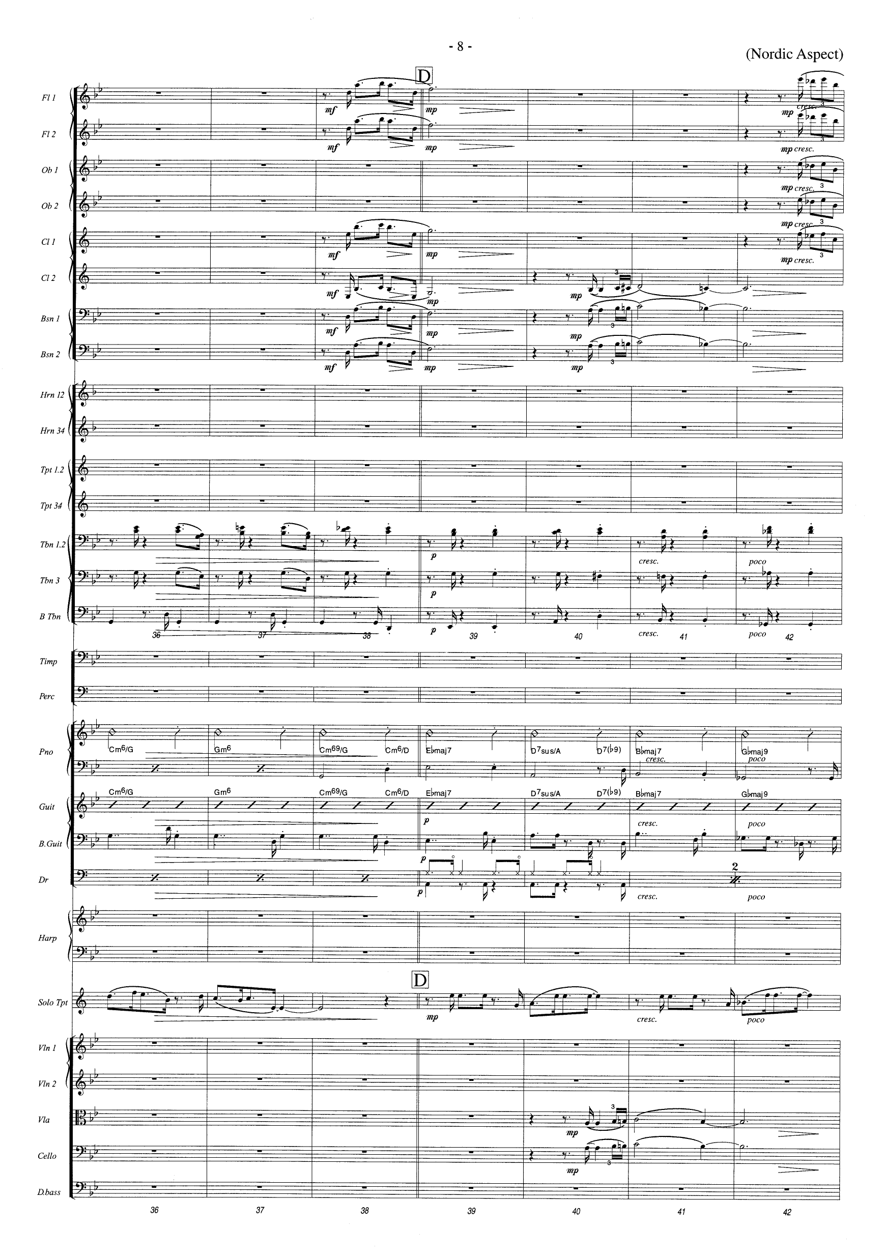 Nordic Aspect - For Trumpet and Orchestra - Image 8