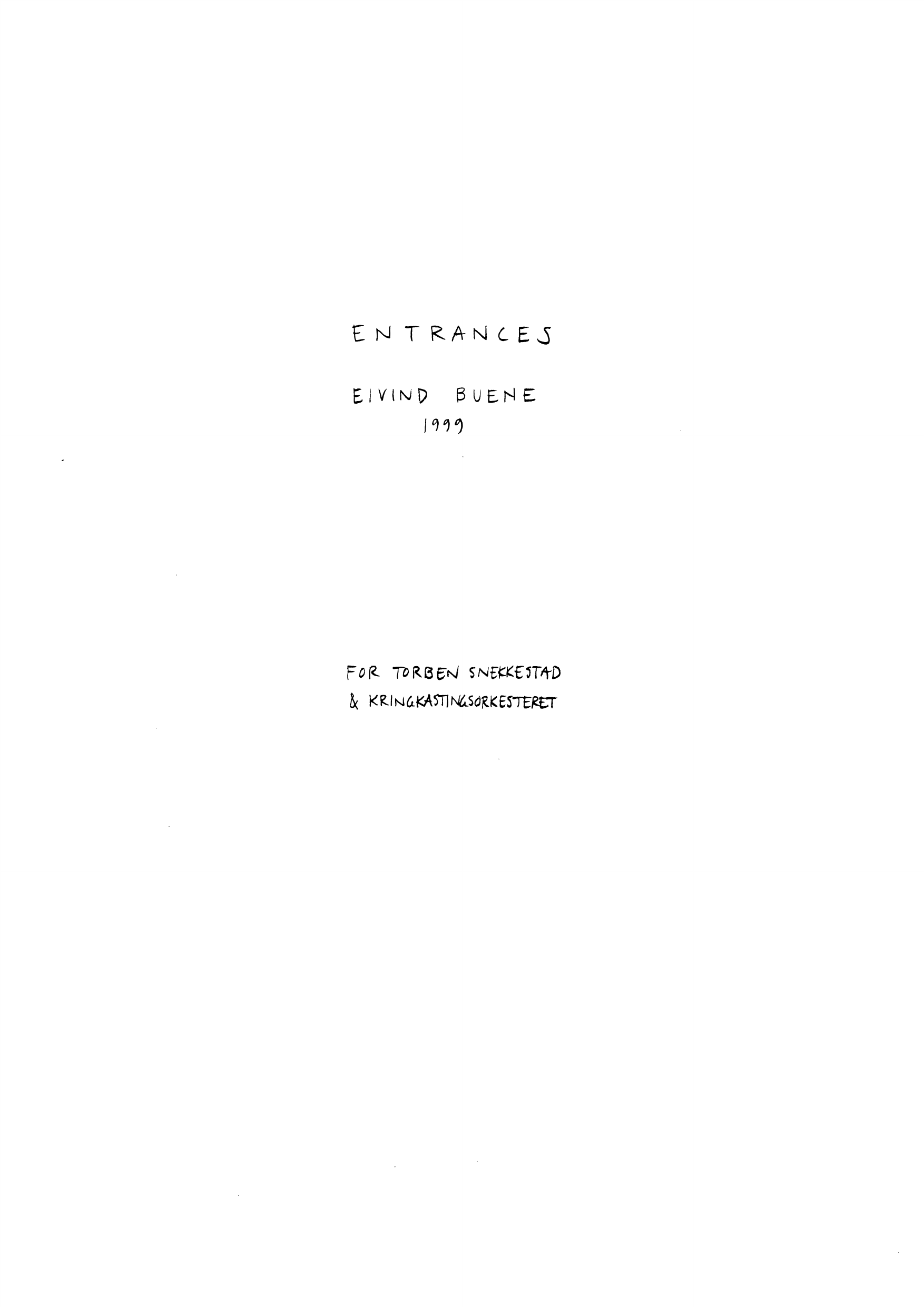 Entrances - For soprano saxophone and Orchestra