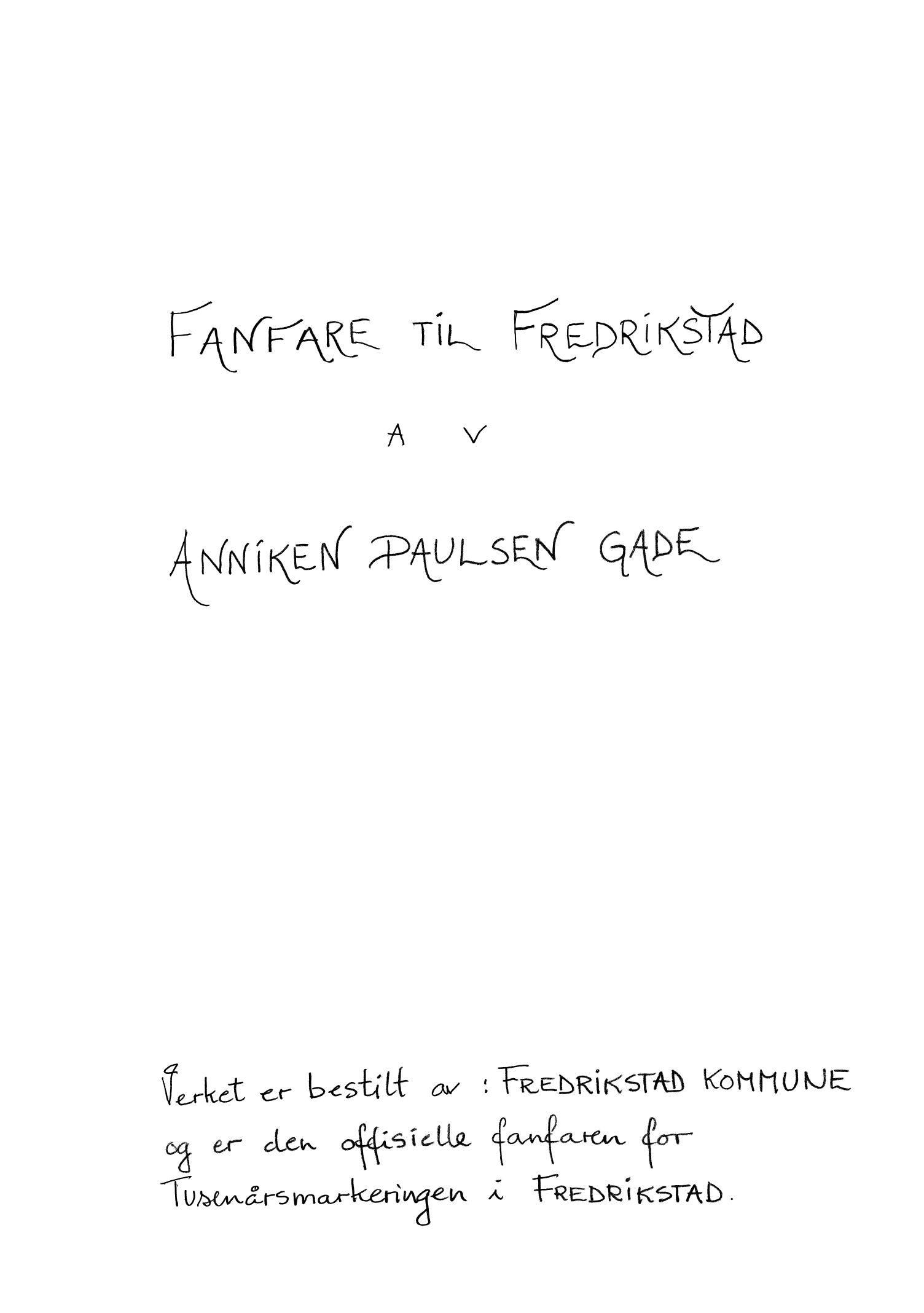 Fanfare til Fredrikstad
