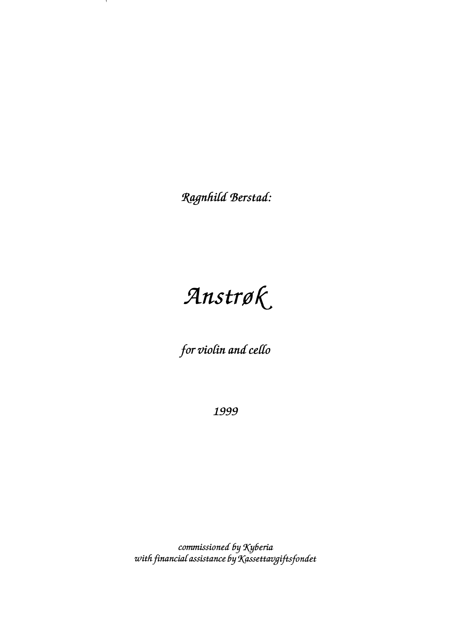 Anstrøk