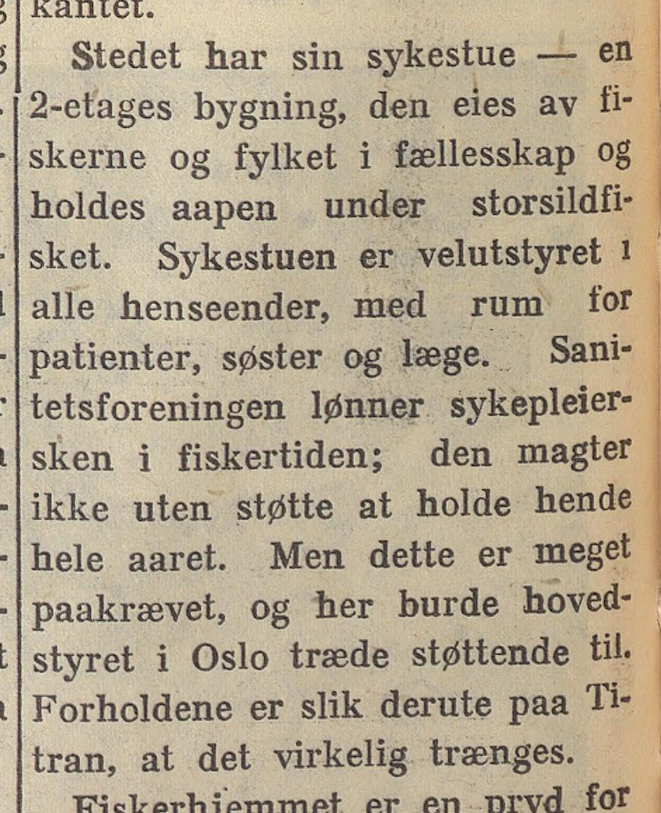 Utklipp fra Dagsposten 5. juli 1930