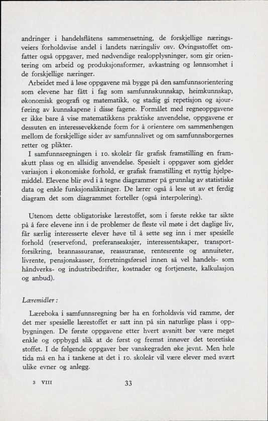 Skann 35 av Forsøksplanen 1960 · Frivillig 10. skoleår, 1964