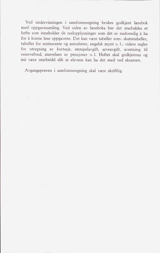 Skann 36 av Forsøksplanen 1960 · Frivillig 10. skoleår, 1964