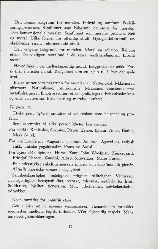 Skann 49 av Forsøksplanen 1960 · Frivillig 10. skoleår, 1964