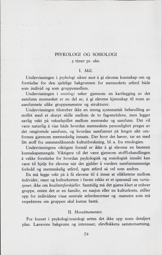 Skann 54 av Forsøksplanen 1960 · Frivillig 10. skoleår, 1964