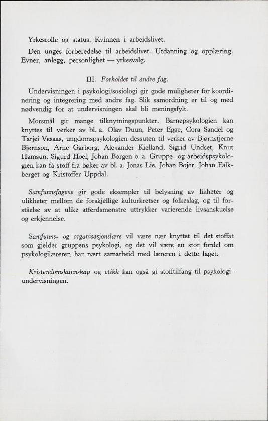 Skann 57 av Forsøksplanen 1960 · Frivillig 10. skoleår, 1964