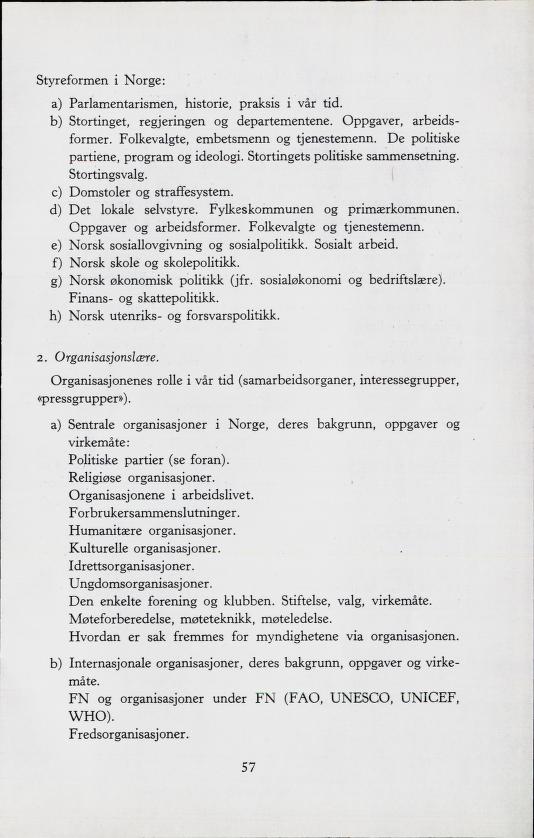 Skann 59 av Forsøksplanen 1960 · Frivillig 10. skoleår, 1964