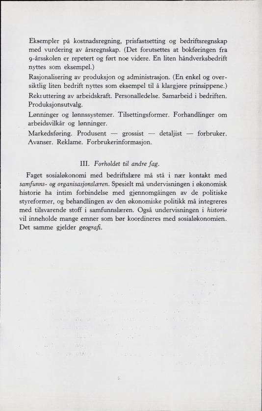 Skann 63 av Forsøksplanen 1960 · Frivillig 10. skoleår, 1964