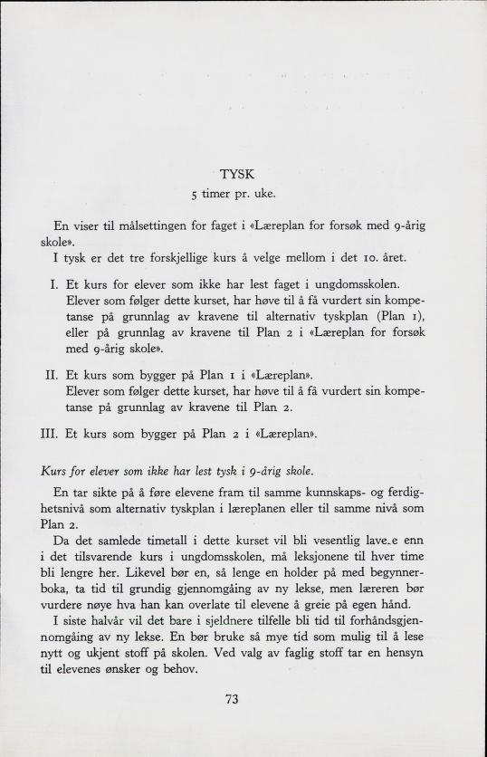 Skann 75 av Forsøksplanen 1960 · Frivillig 10. skoleår, 1964