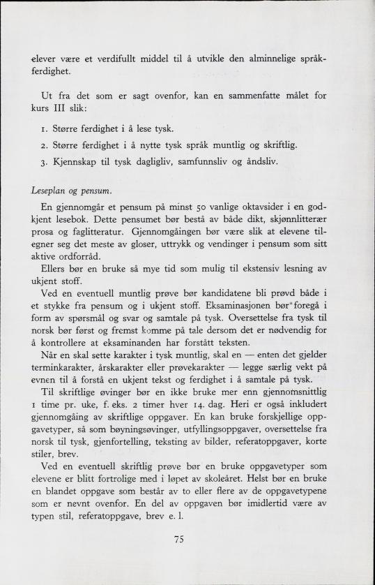 Skann 77 av Forsøksplanen 1960 · Frivillig 10. skoleår, 1964