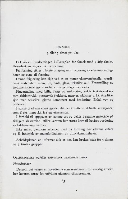 Skann 87 av Forsøksplanen 1960 · Frivillig 10. skoleår, 1964