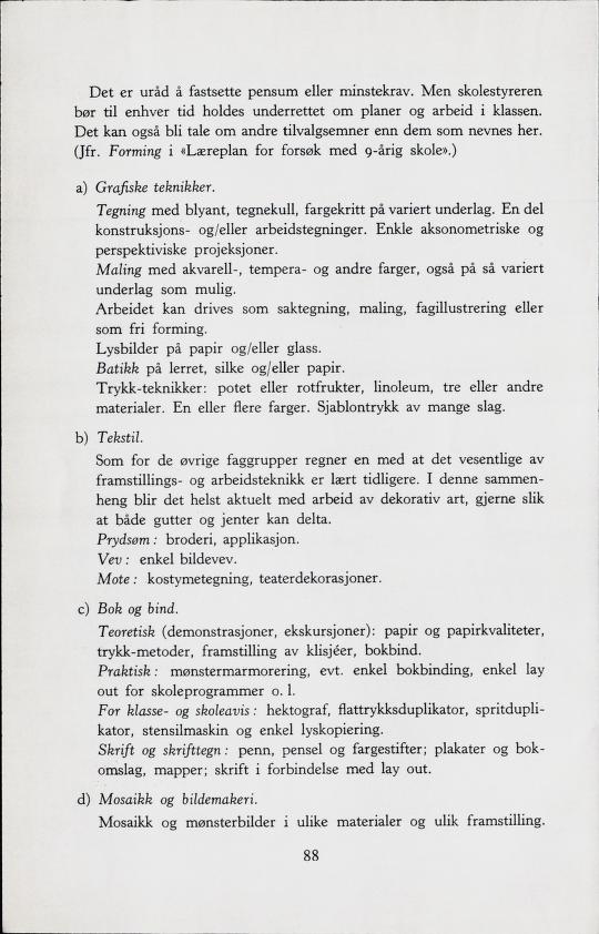 Skann 90 av Forsøksplanen 1960 · Frivillig 10. skoleår, 1964